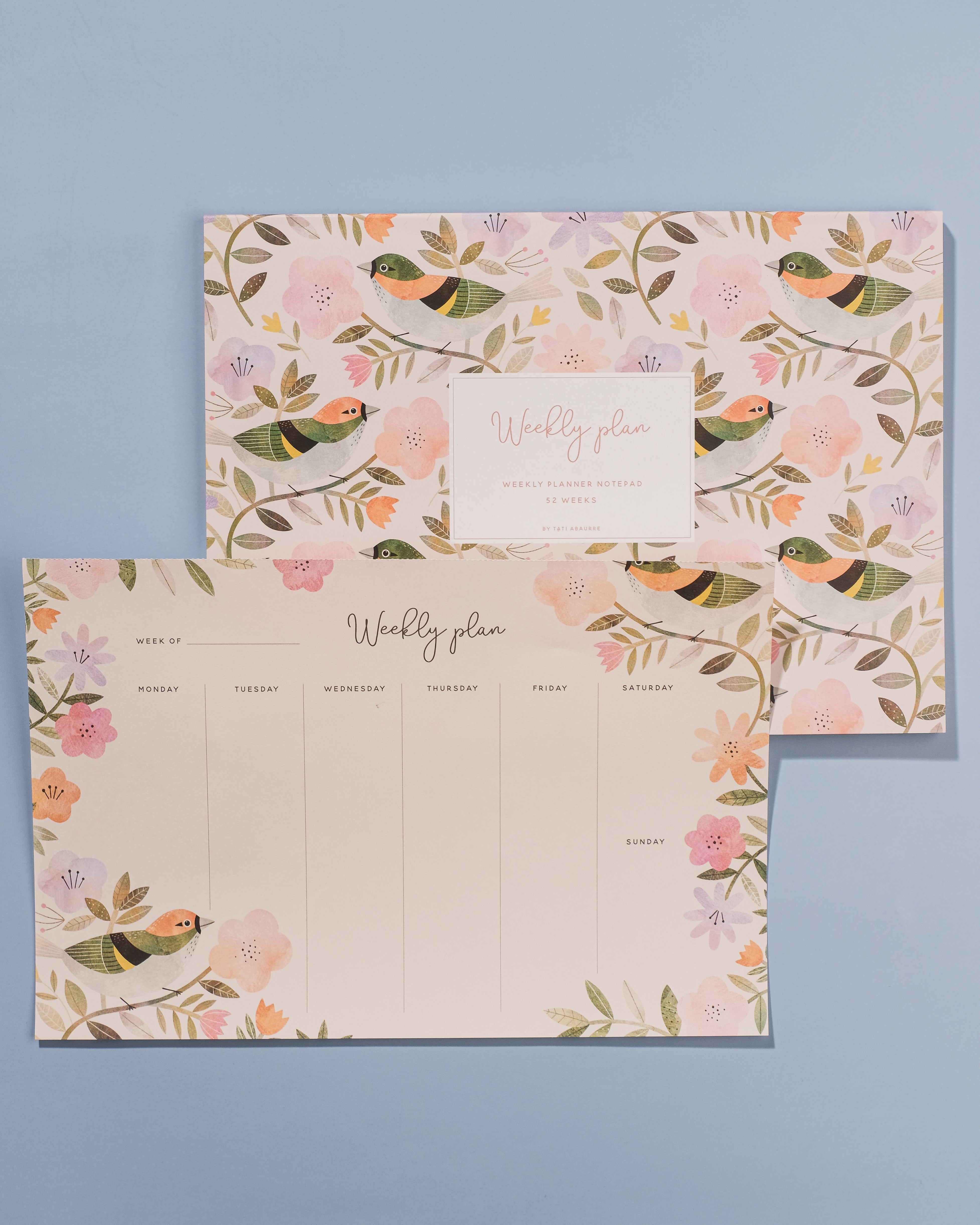 Romantic Birds Weekly Planner