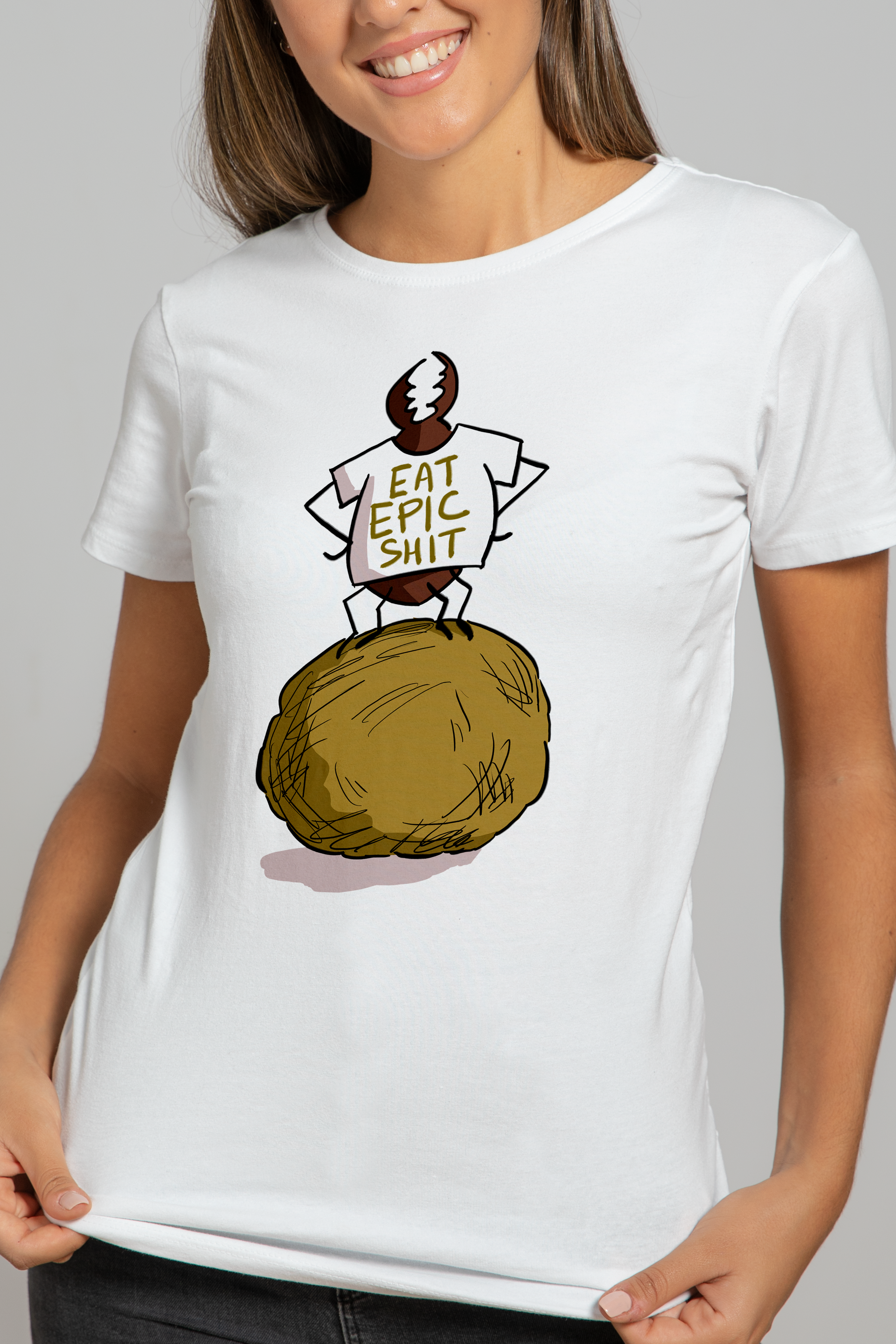 Eat Epic Shit (Dung Beetle)  T-shirt