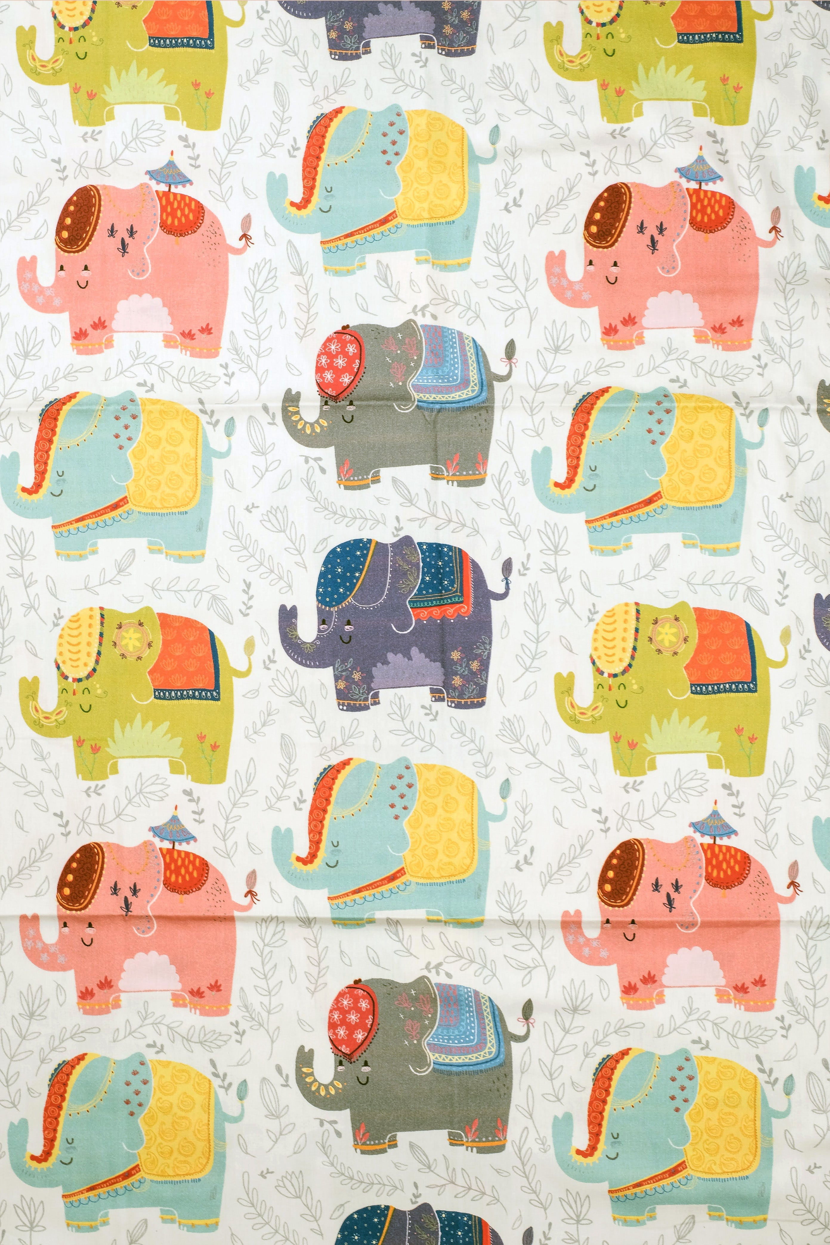 Elephants Crib Sheet