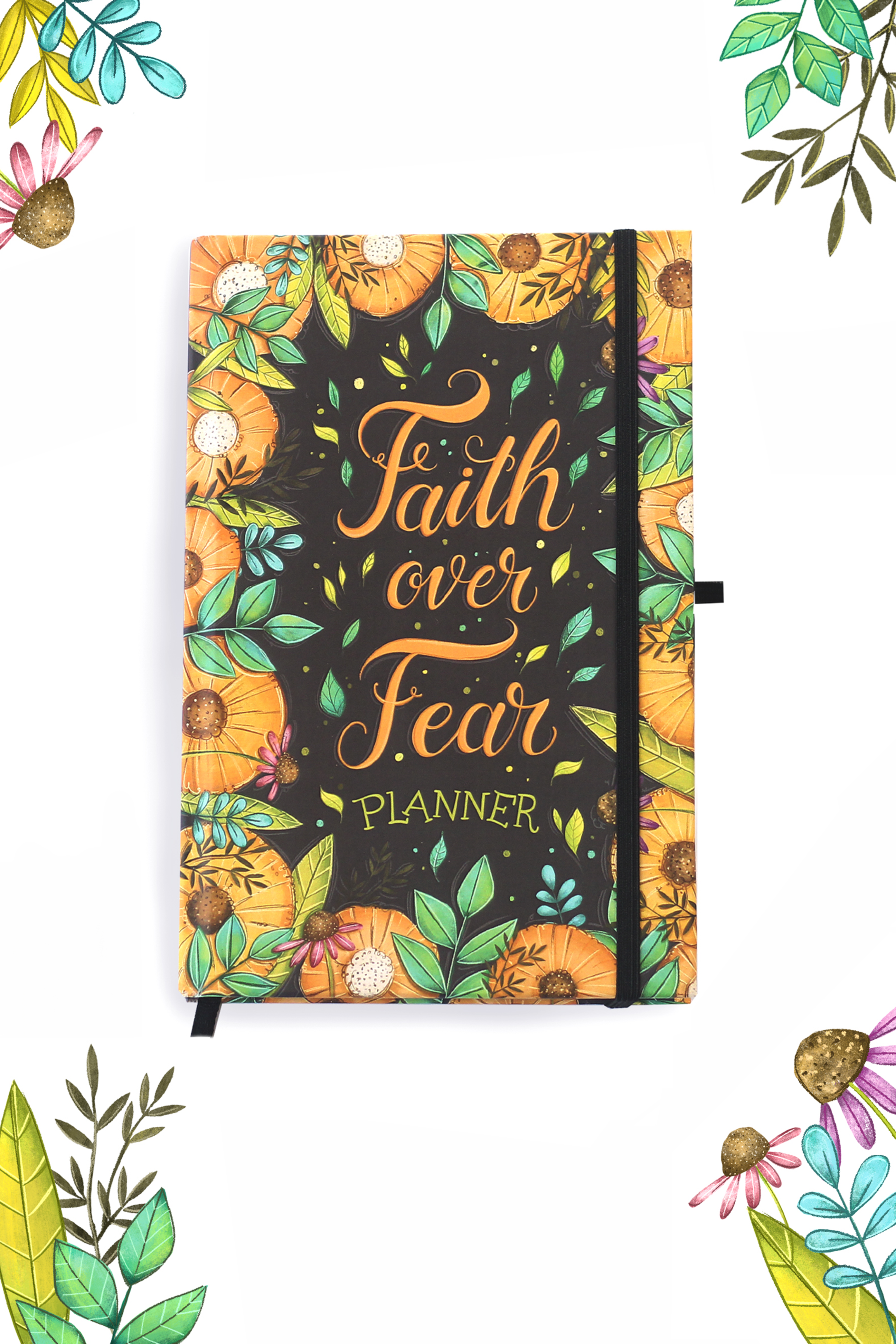 Faith Over Fear Undated Planner & Sticker Sheets