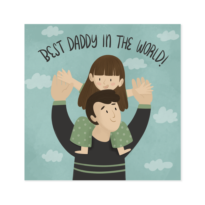 Best Daddy In The World Premium Card