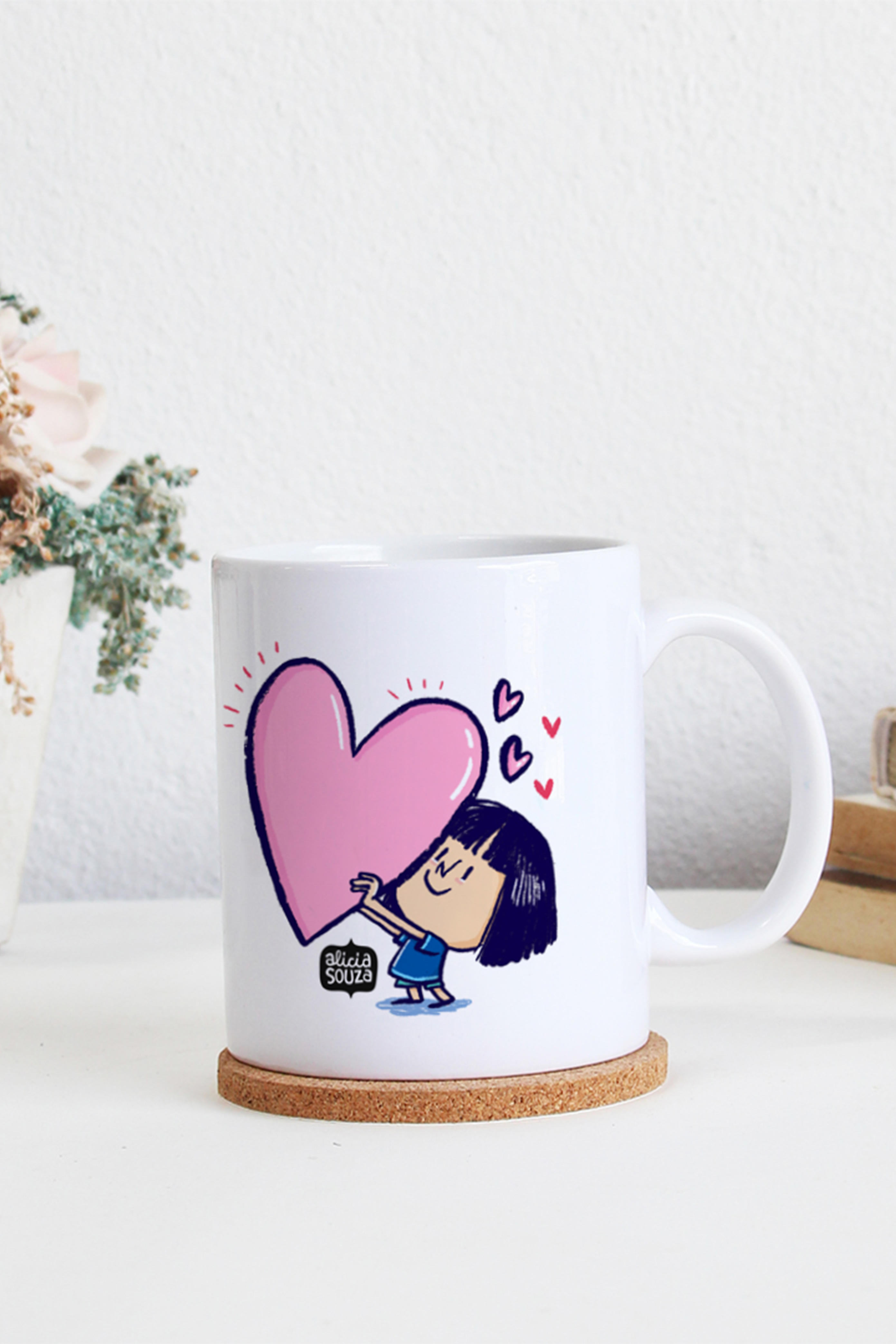 Girl Heart Mug