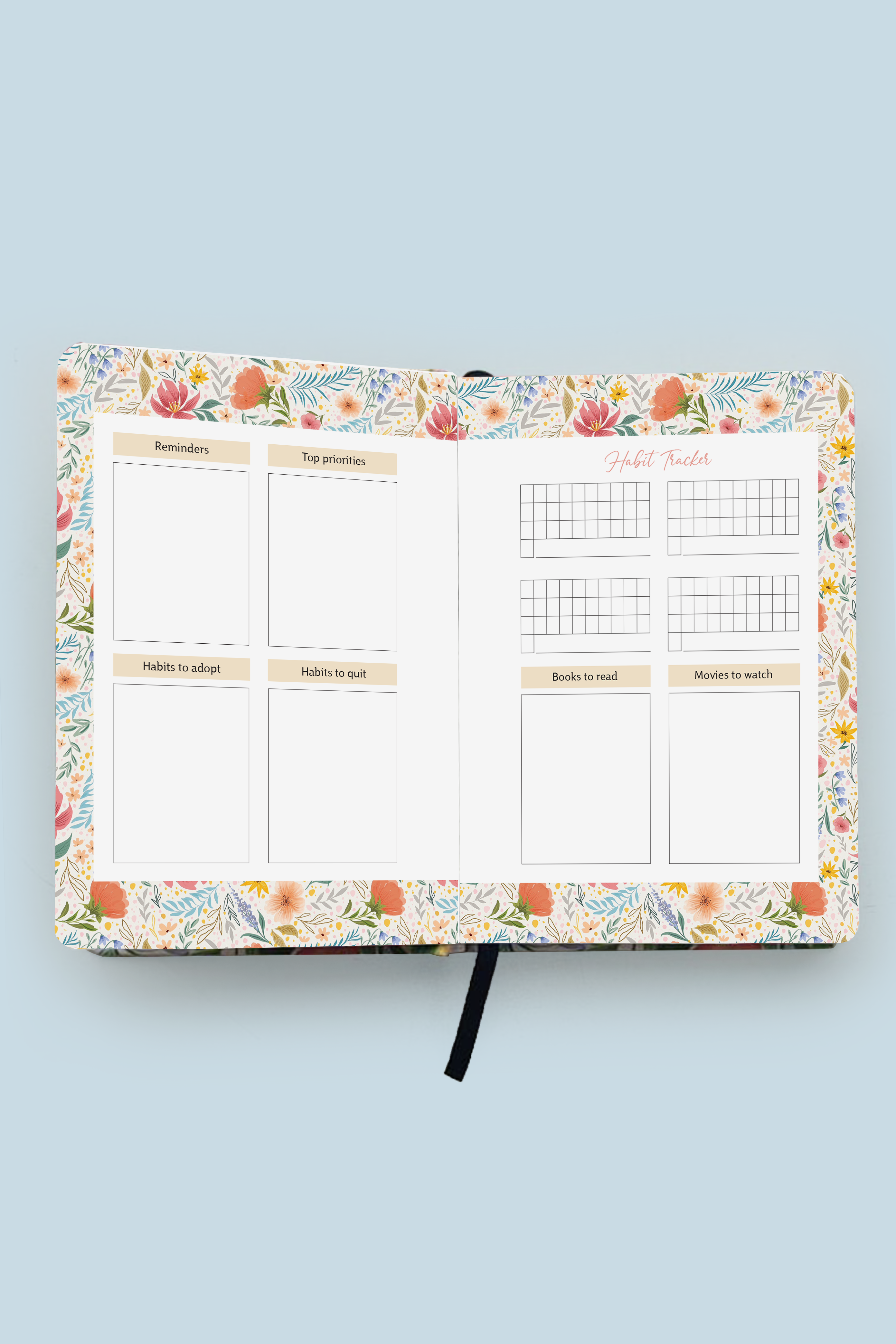 Botanical Stories Hardbound Undated Planner