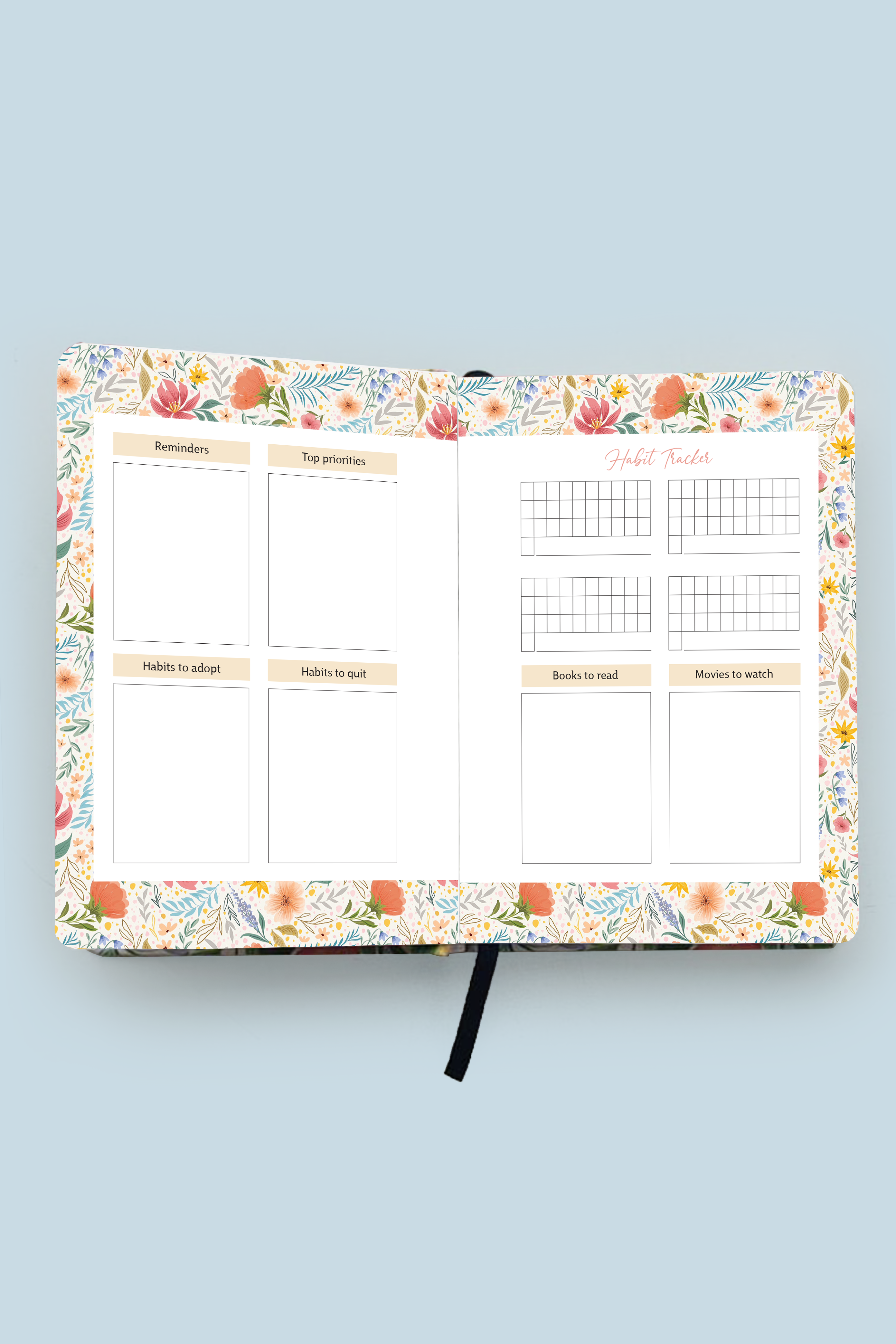 Botanical Stories Hardbound Undated Planner