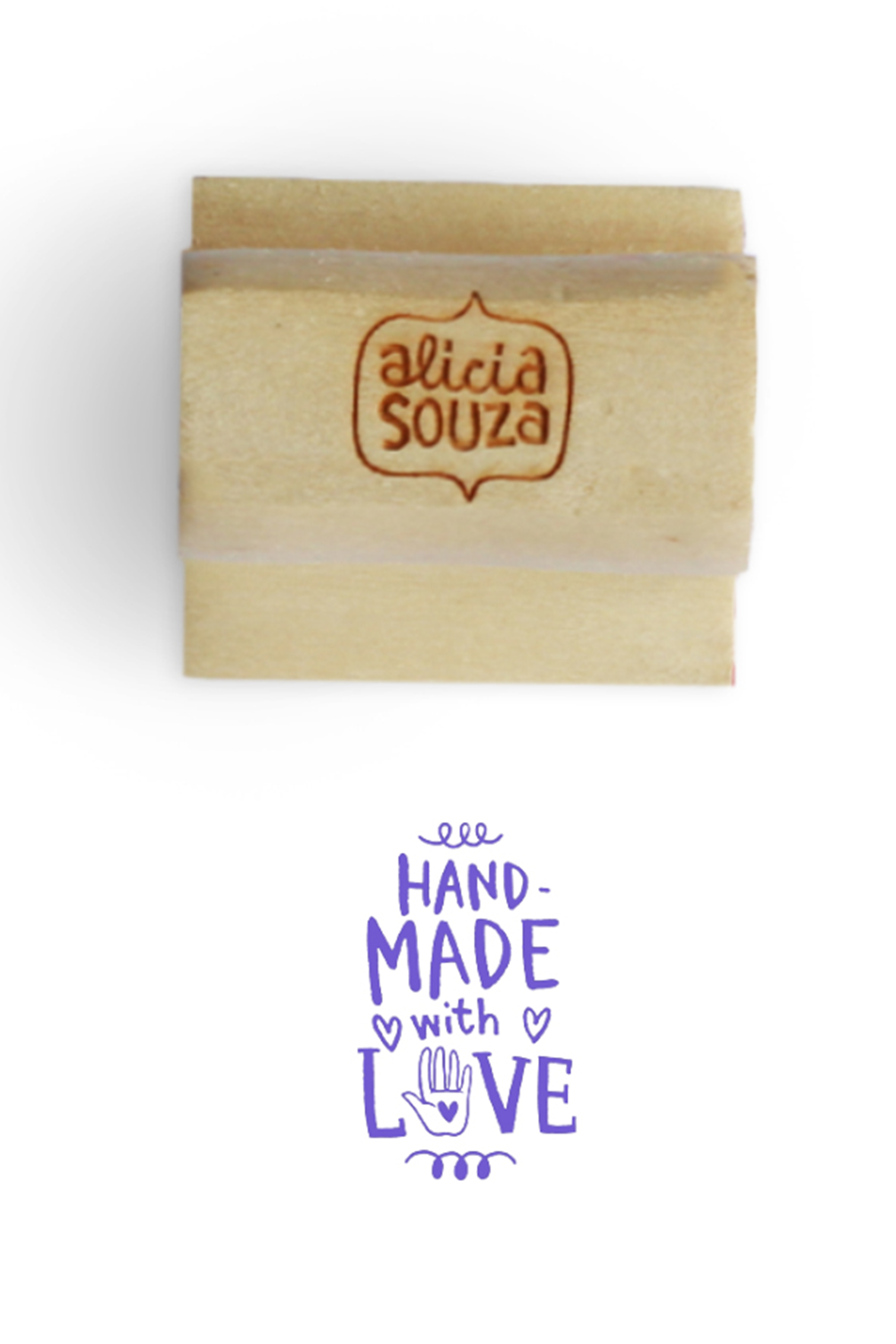 Handmade With Love Stamp