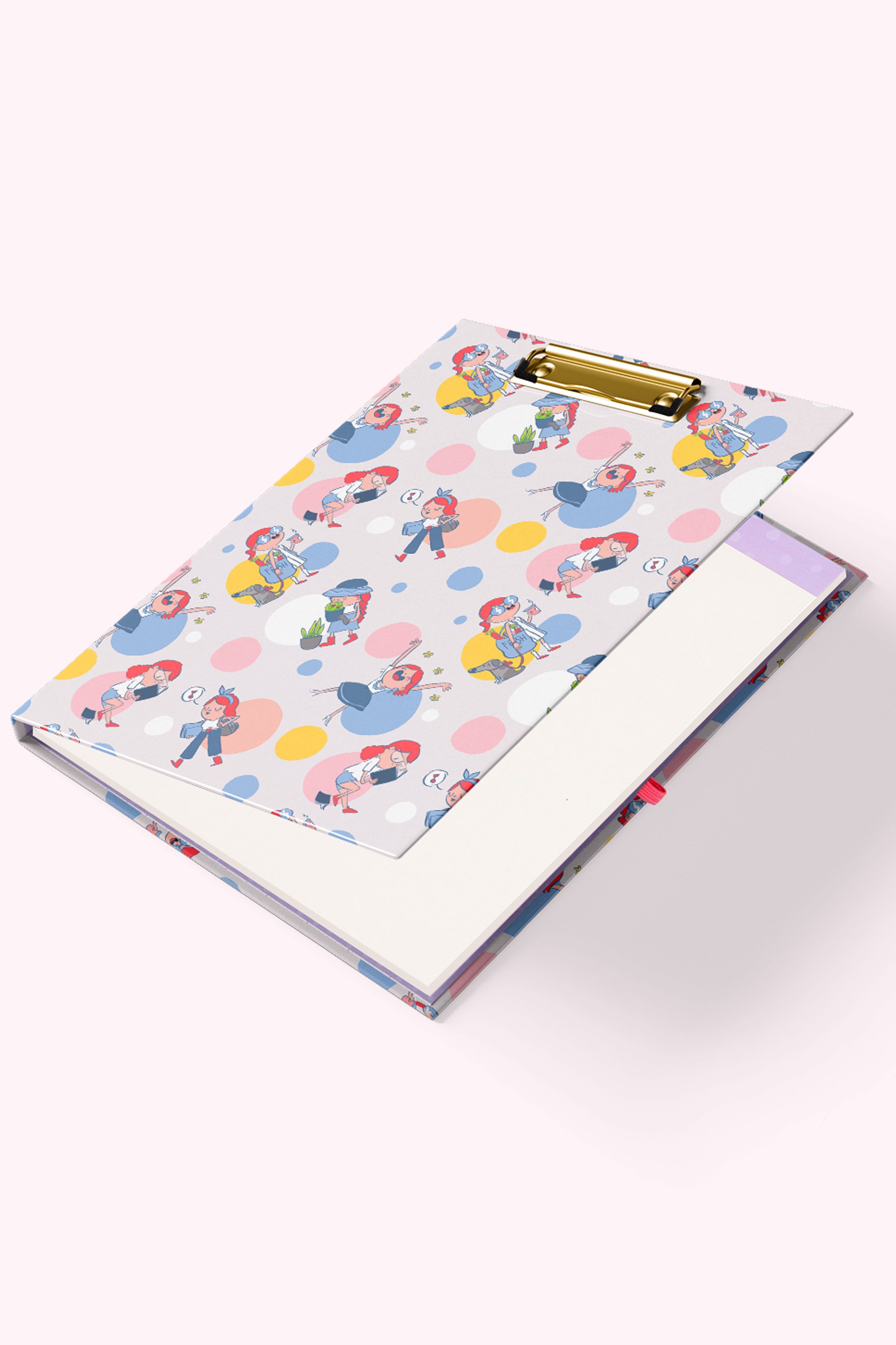 Happy Hannah Clipfolio | Clipboard & Notepad Duo