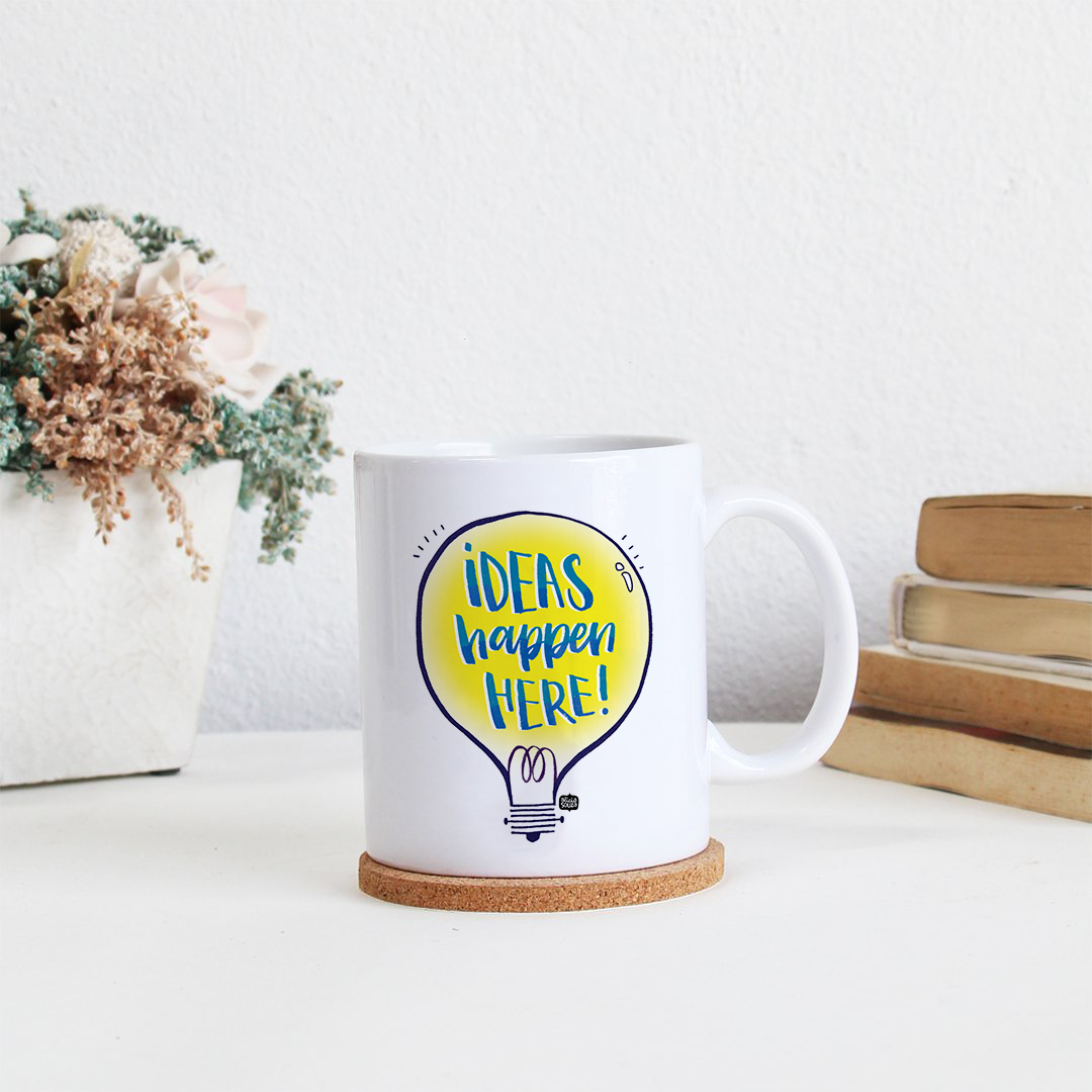 Ideas Happen Here Mug