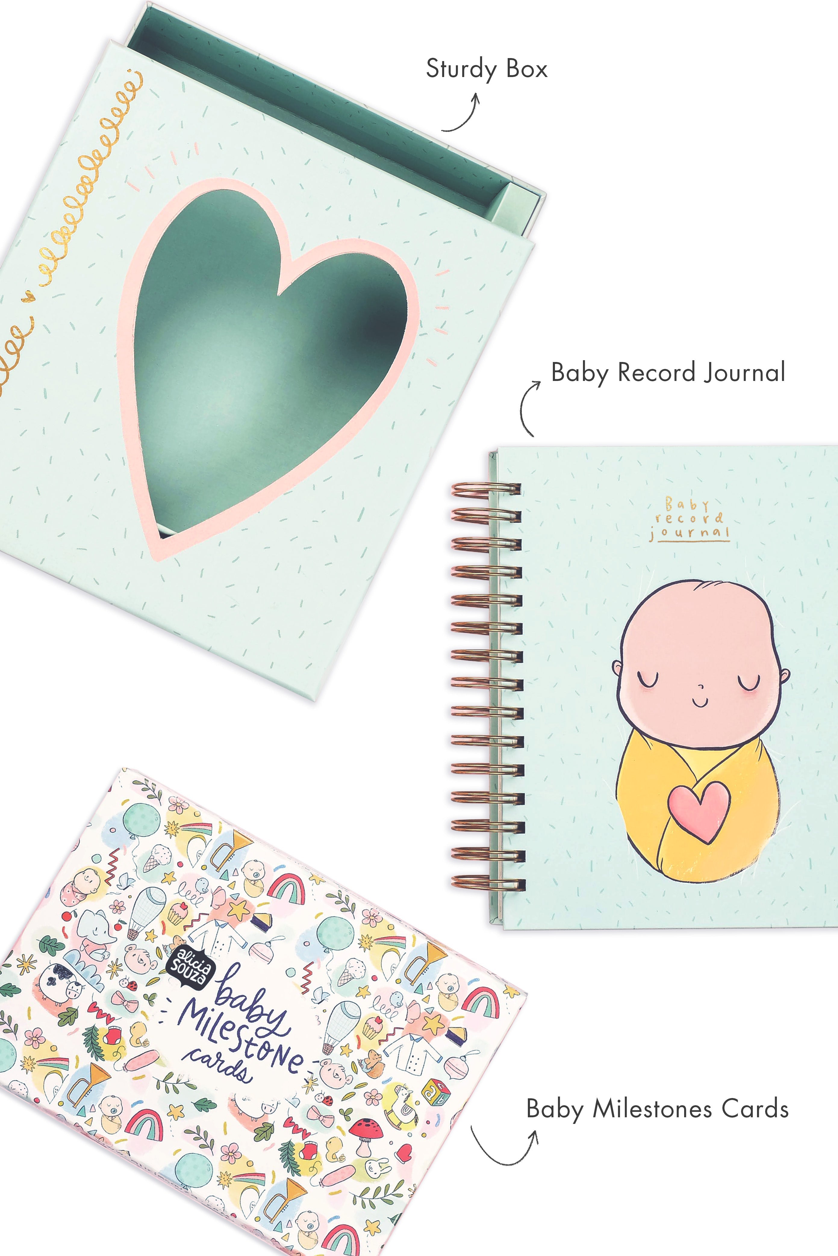 Baby Record Journal Set