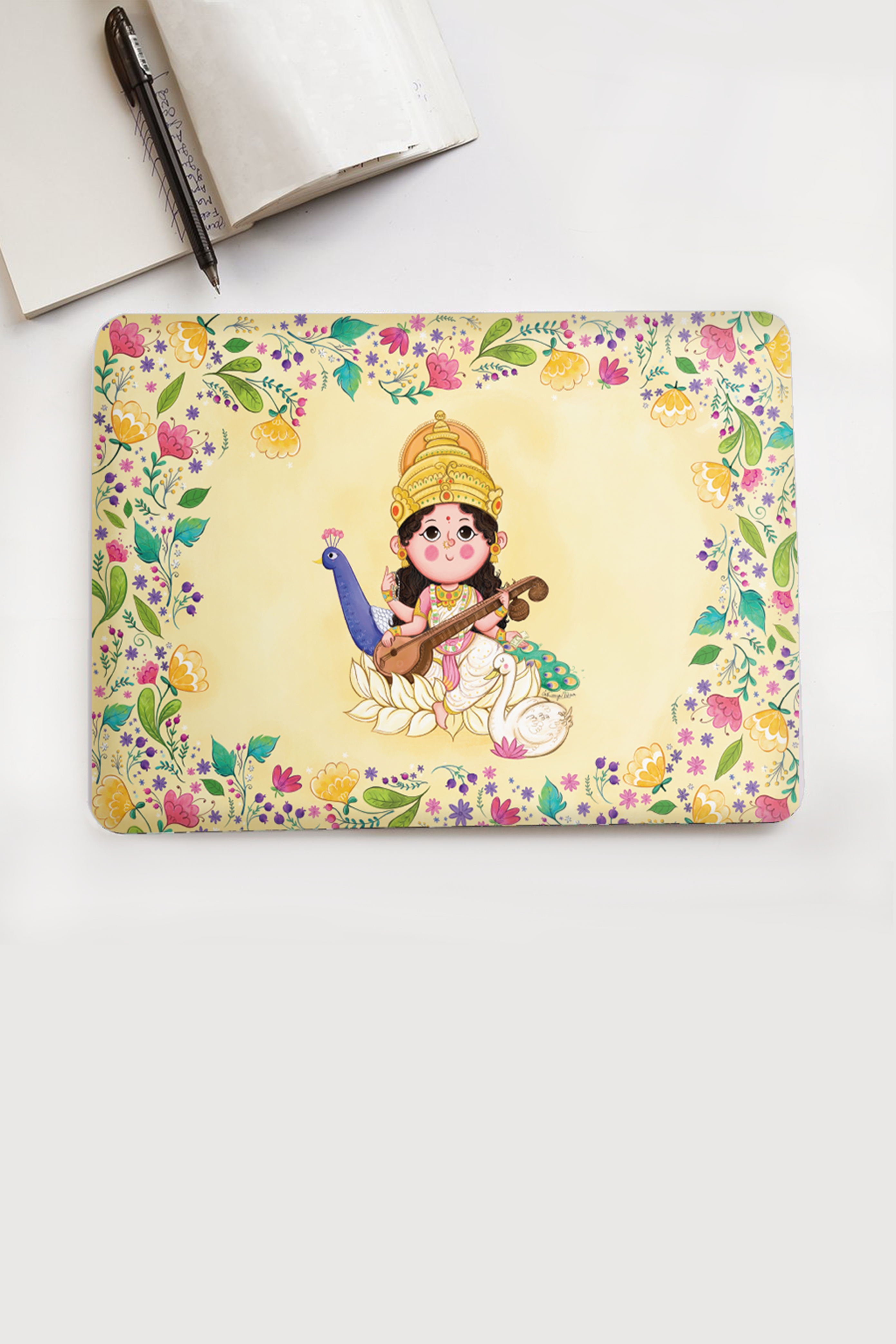 Maha Saraswati Laptop Skin