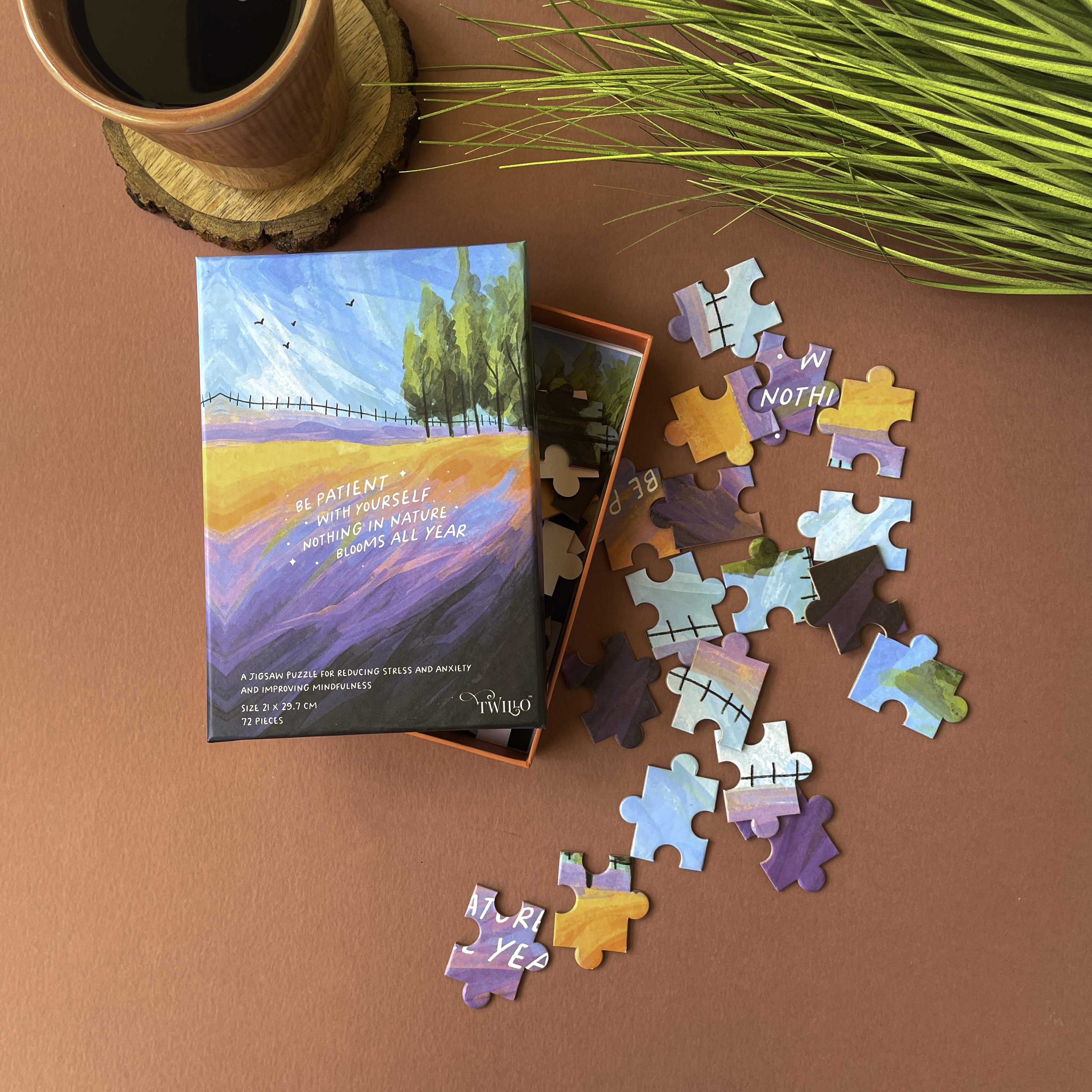 Be Patient with Yourself - Positivity Puzzle