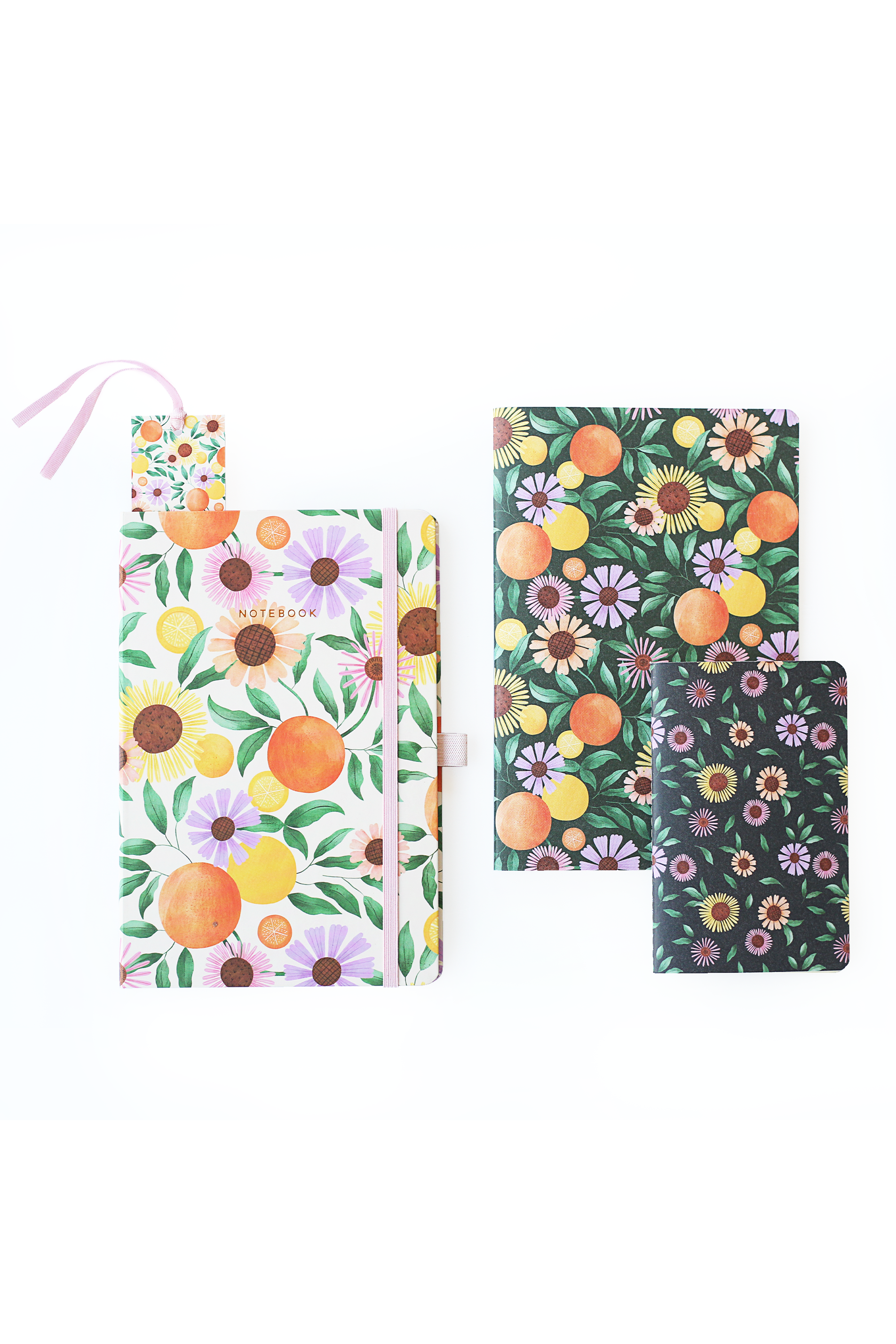 Orange Garden Notebook Set