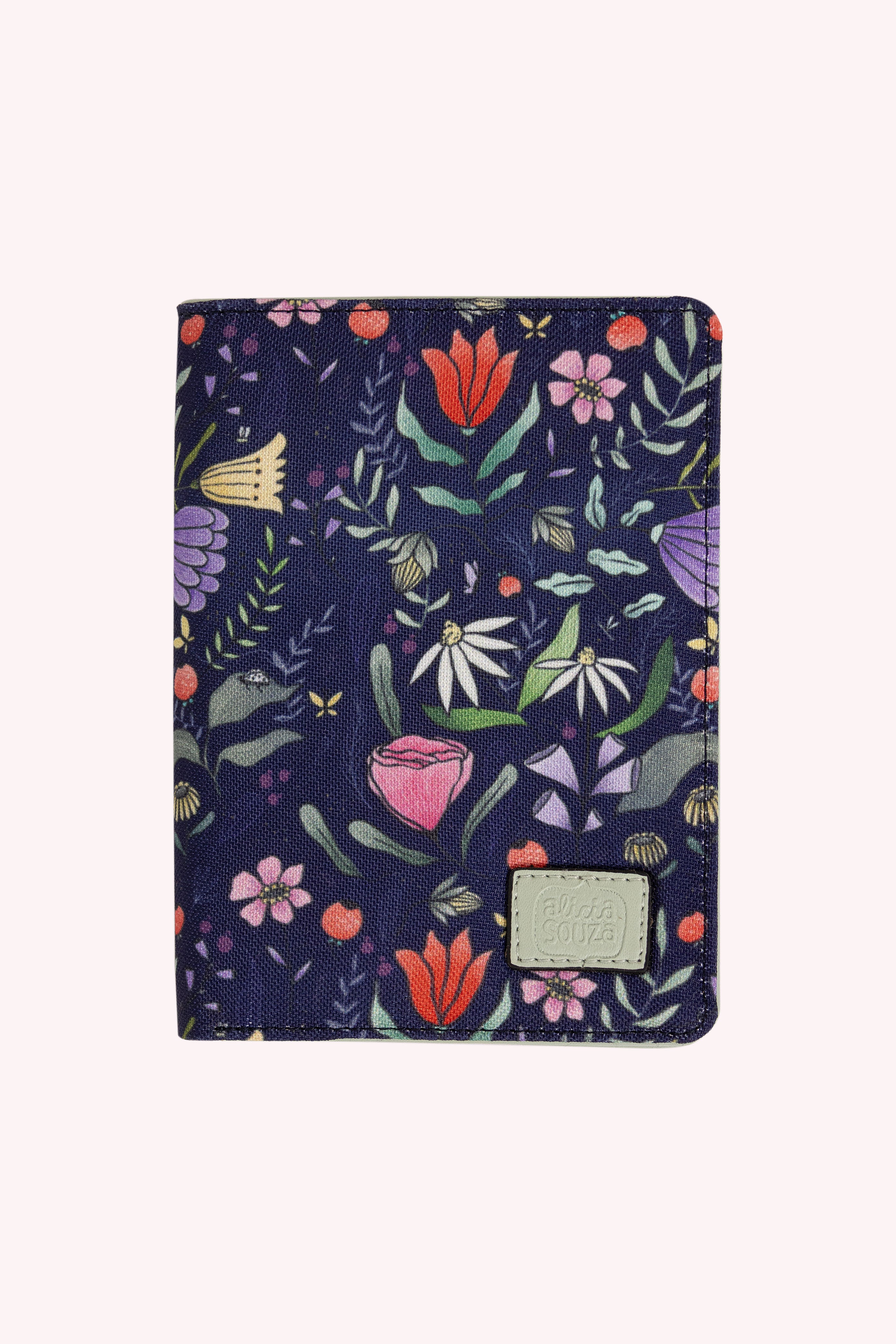 Purple Floral Passport Sleeve