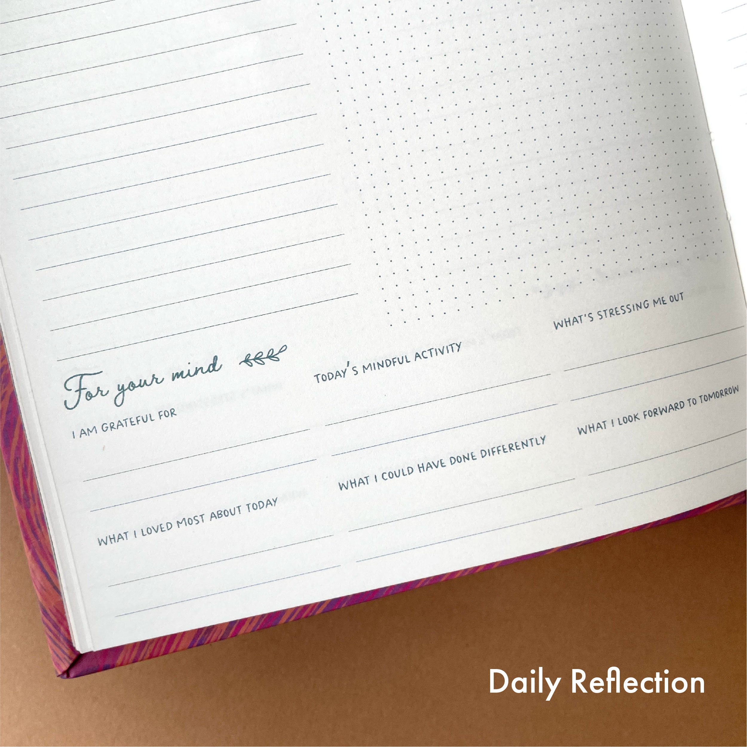 Daily Planner and Reflective Journal + Sticker Book