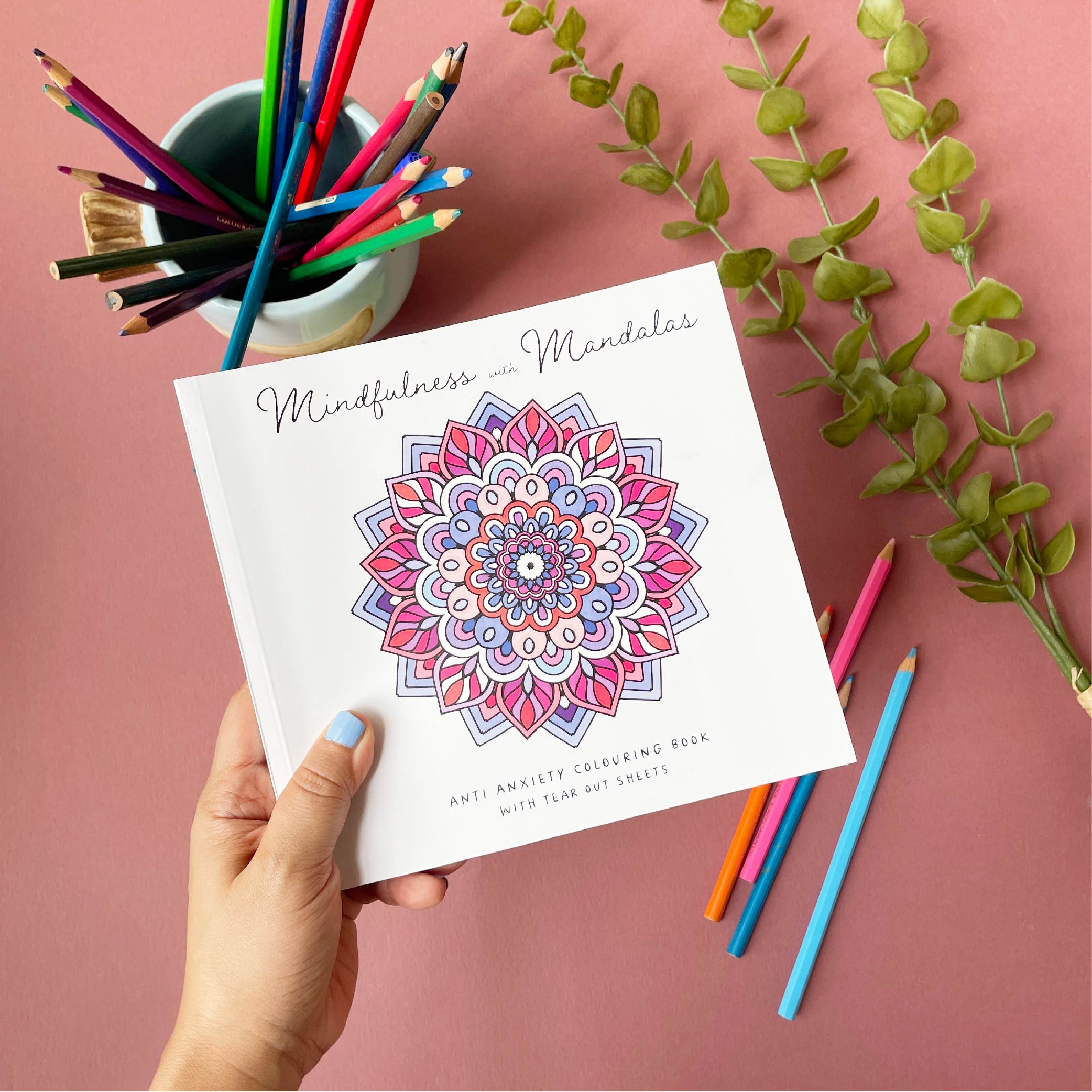 Mindfulness with Mandalas Colouring Book