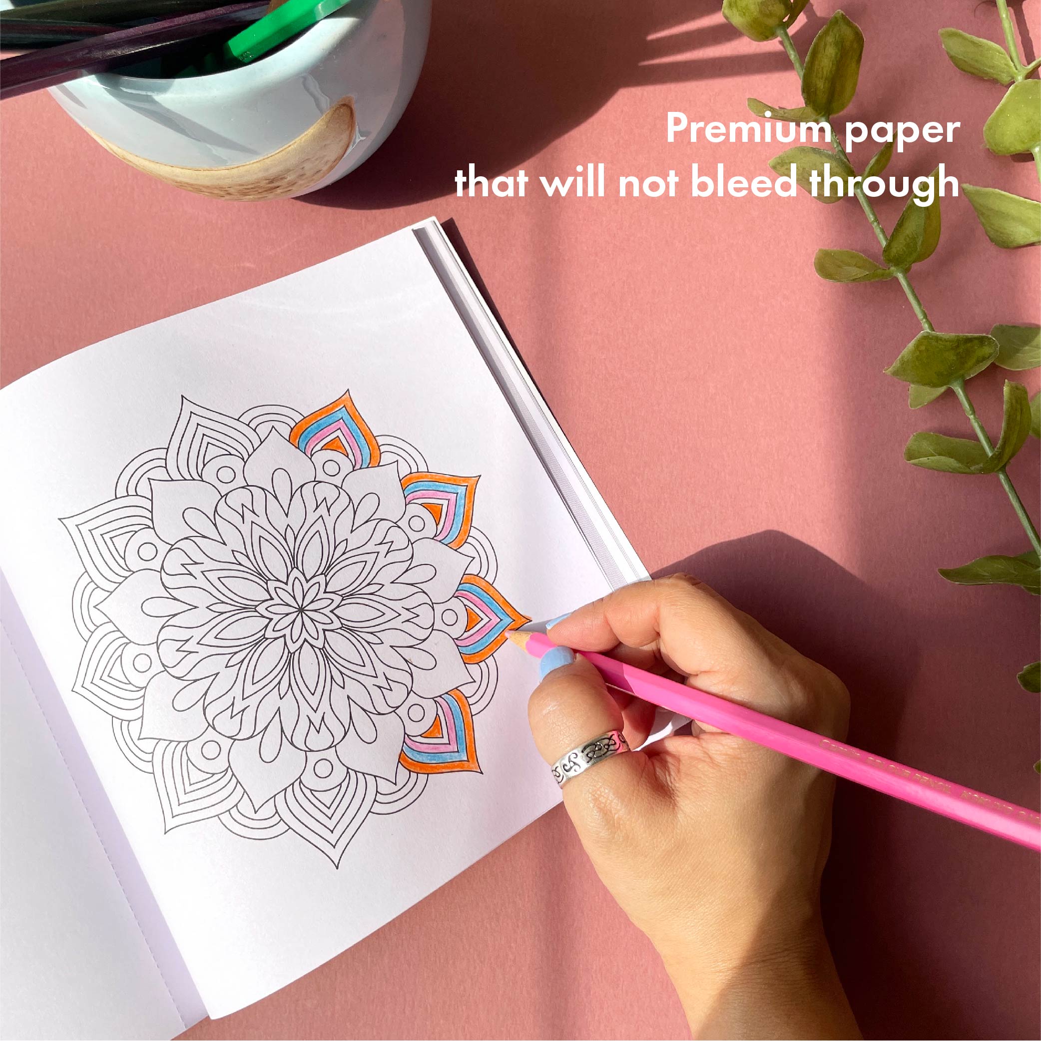 Mindfulness with Mandalas Colouring Book