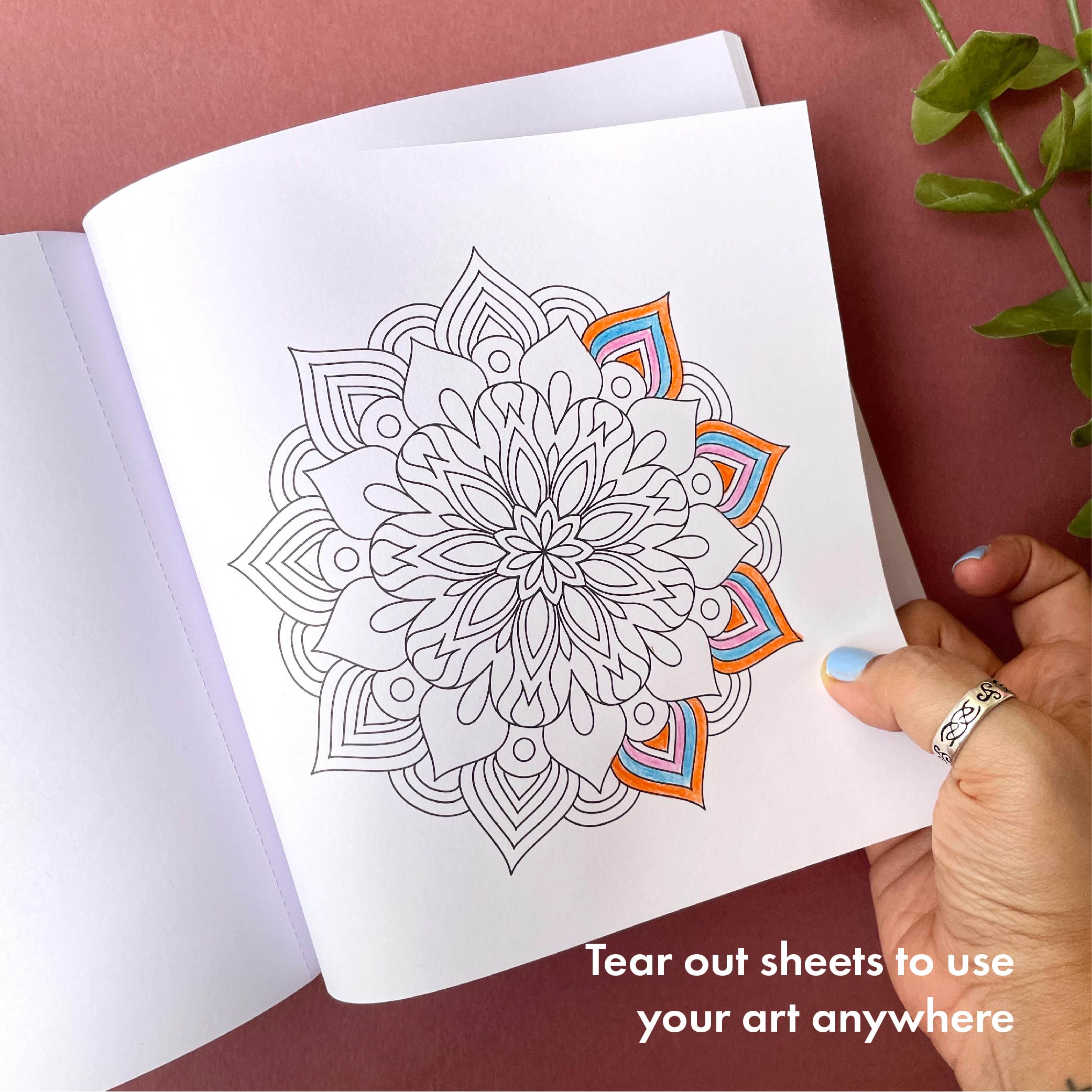 Mindfulness with Mandalas Colouring Book