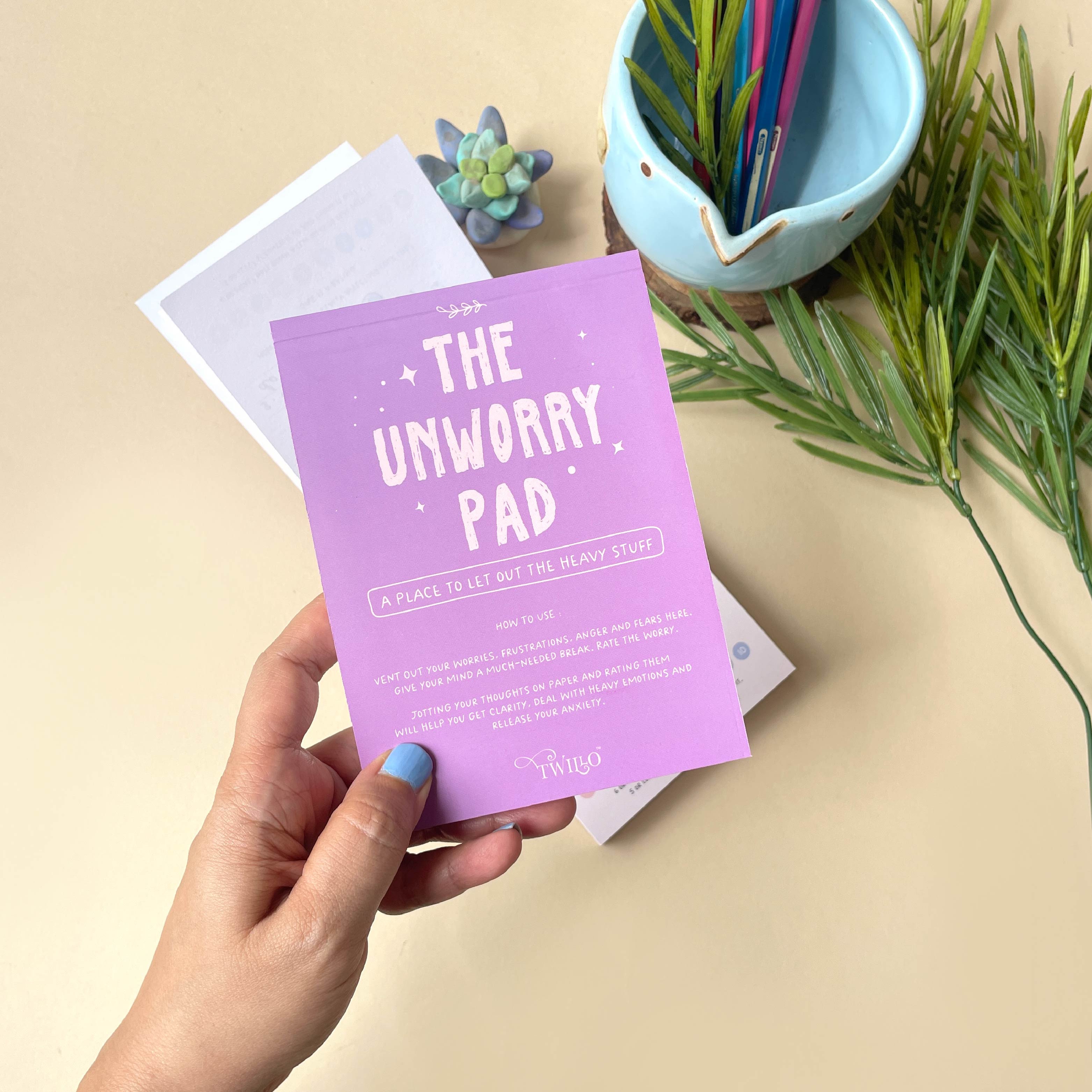 The Unworry Pad: Journal to stop Overthinking