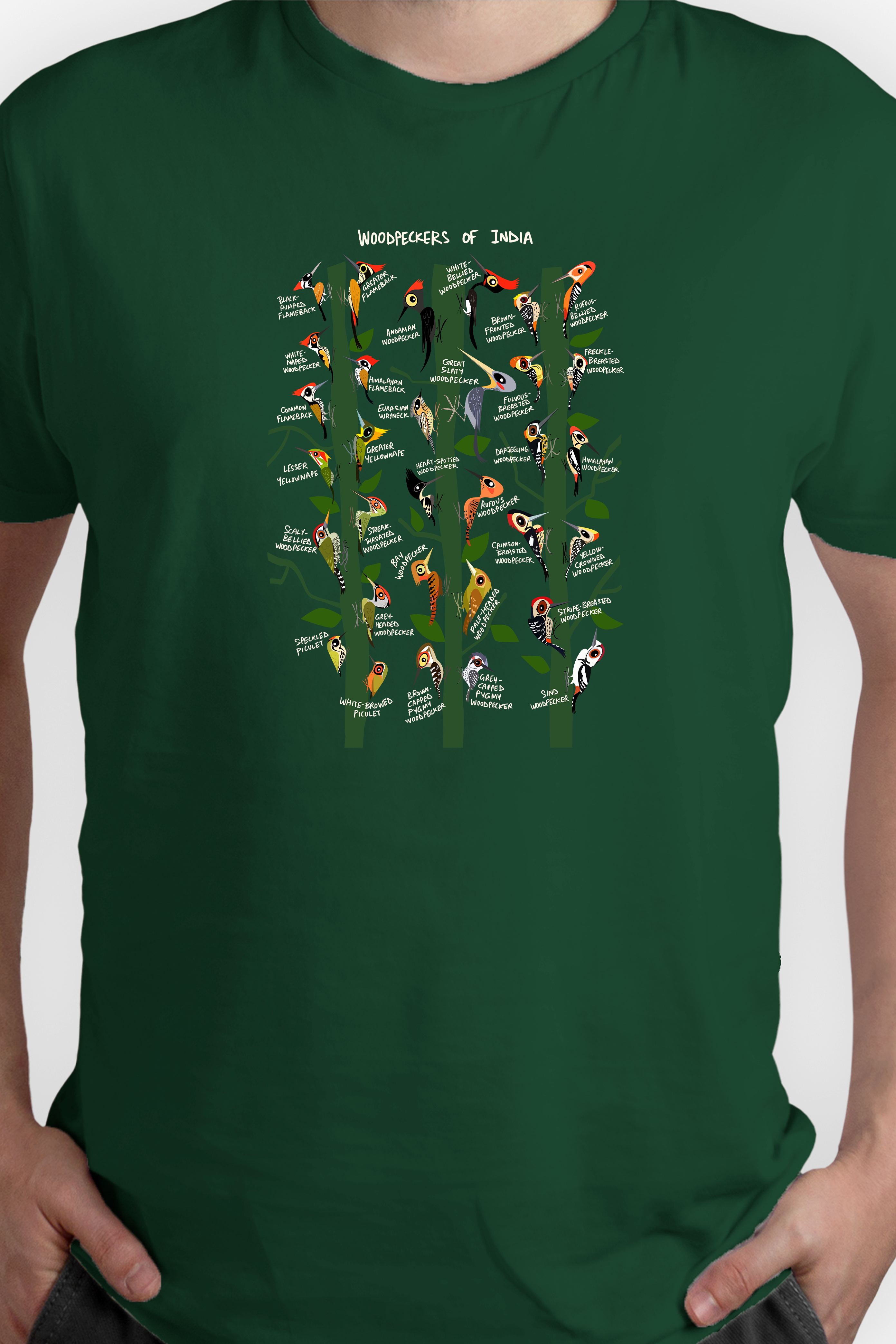 Woodpeckers of India T-shirt