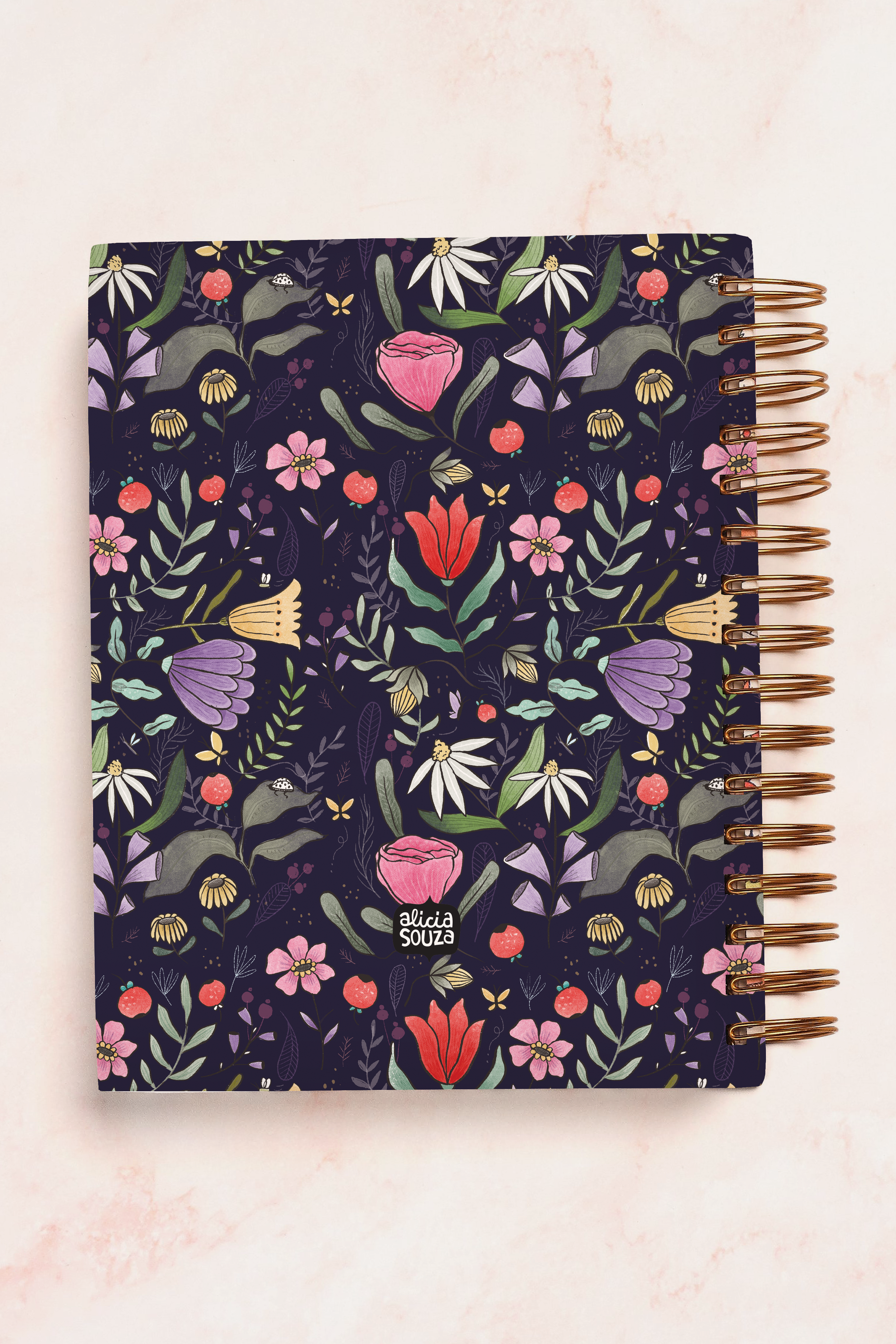 Purple Florals Ultimate Undated Planner