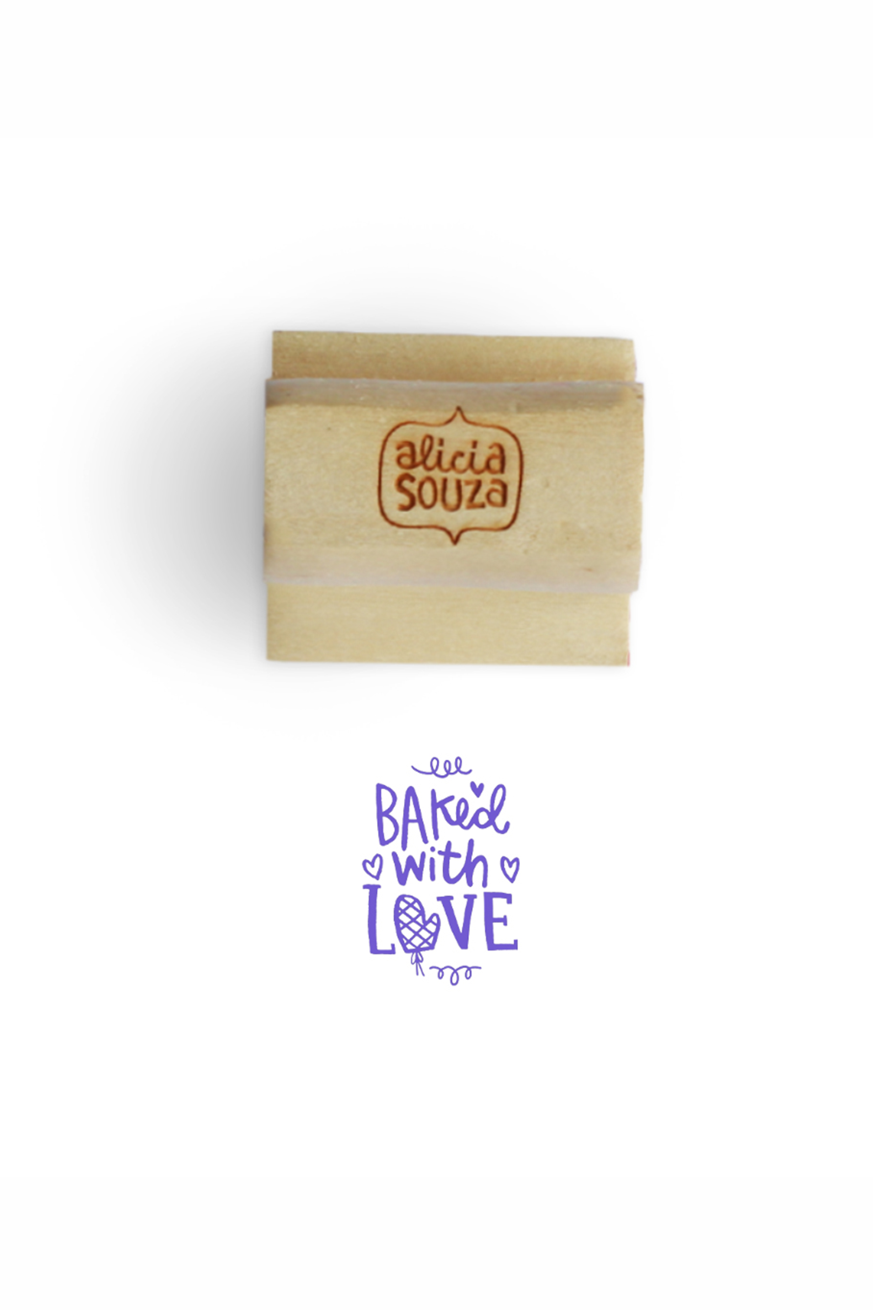 Baked With Love Stamp