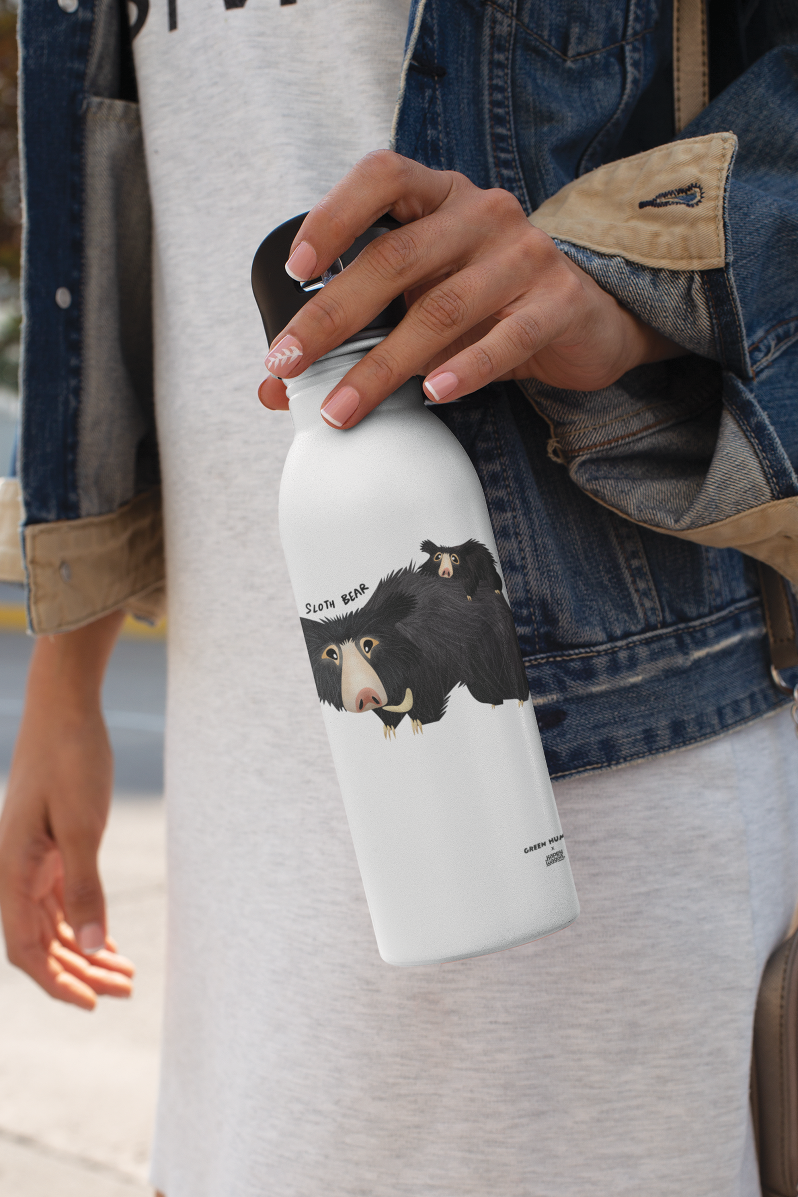 Sloth Bear Water Bottle