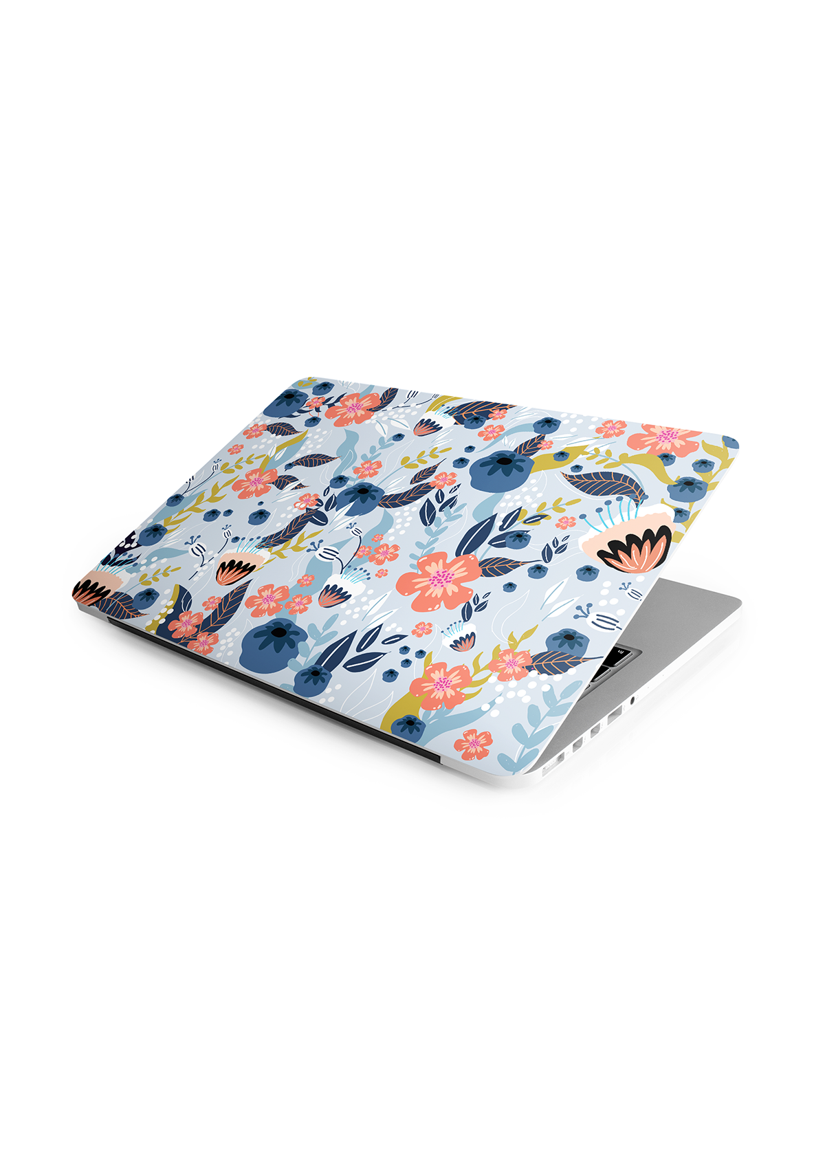 Blue Bloom Laptop Skin