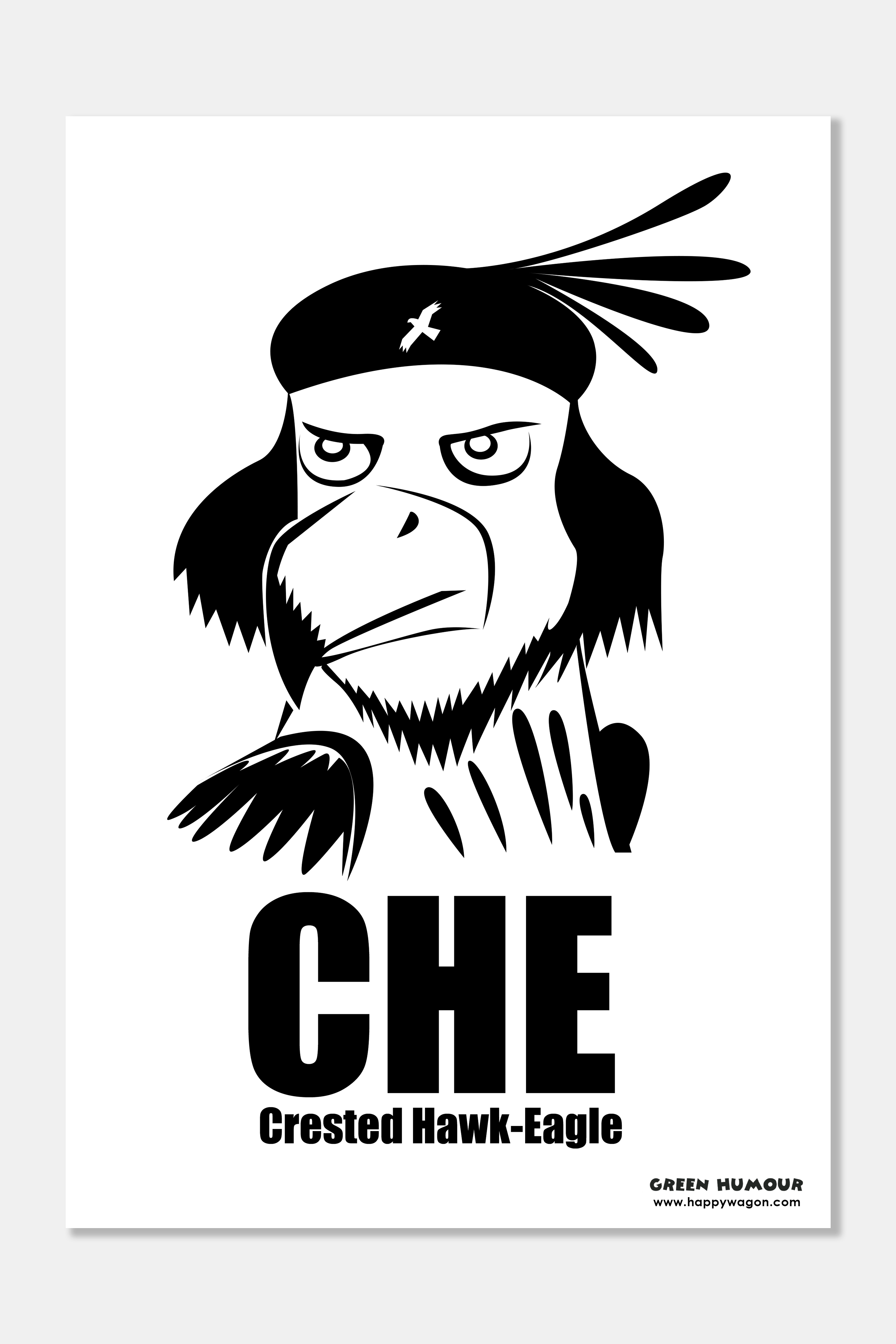 CHE (White) Non-Tearable Poster