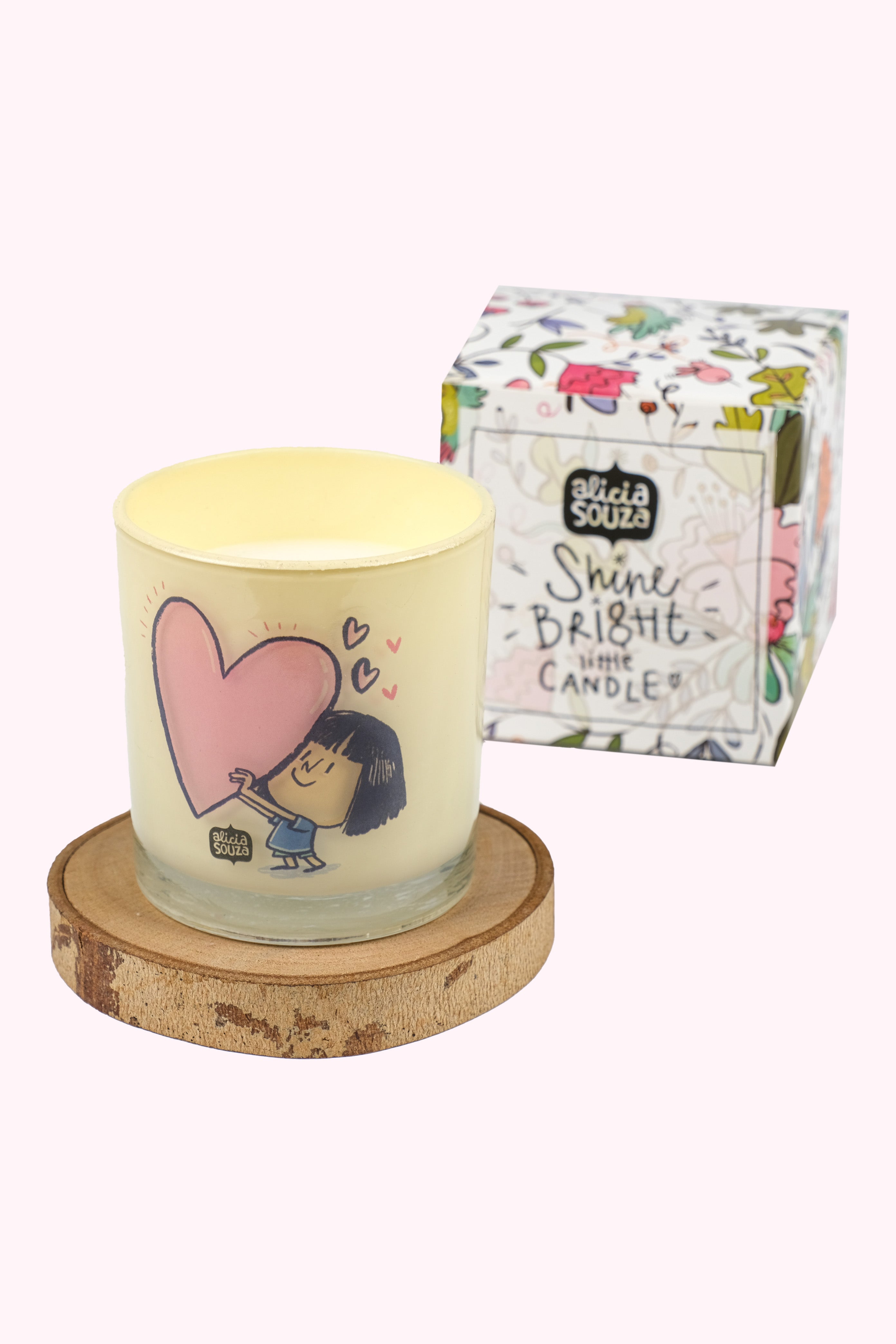 Girl Heart Scented Candle