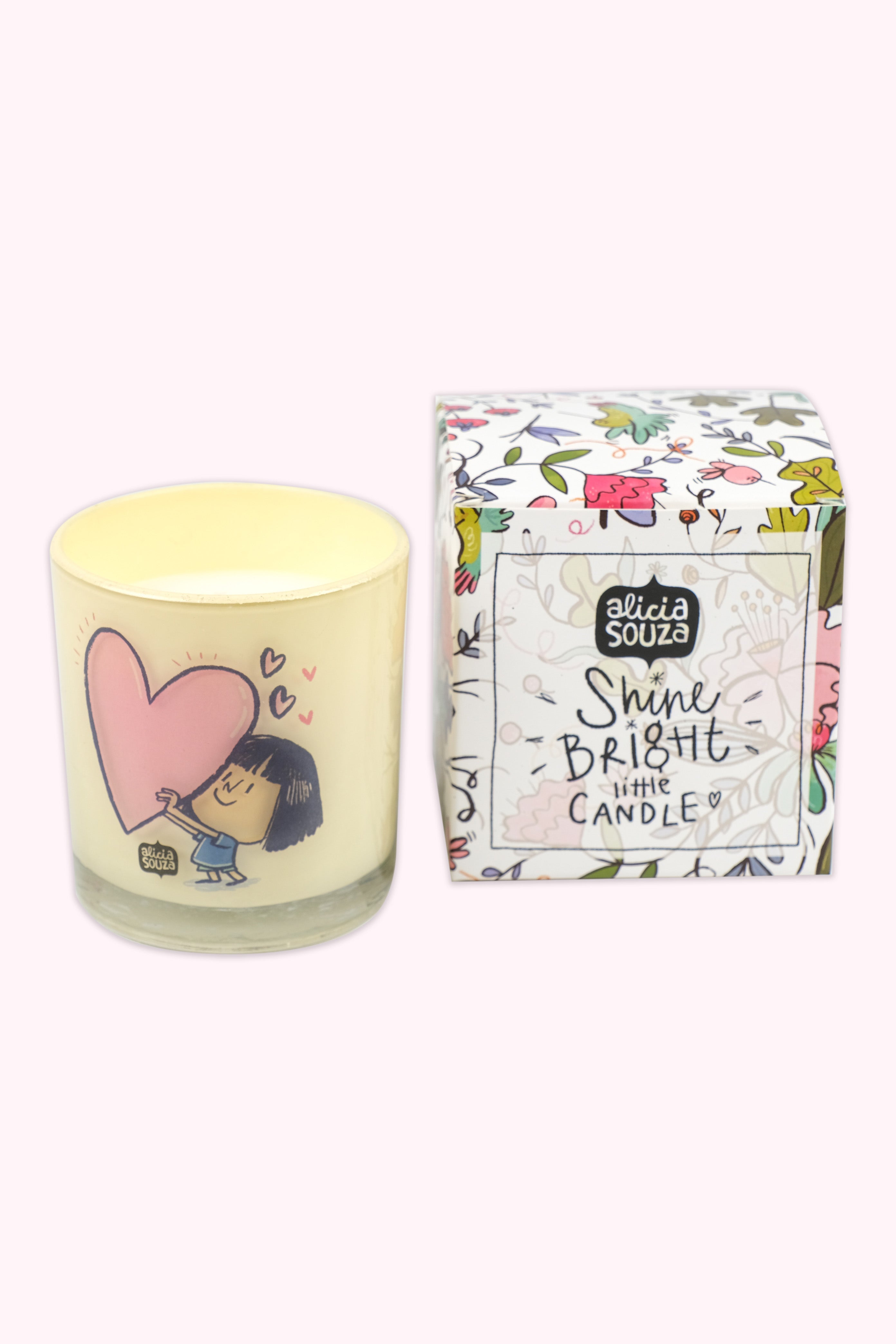 Girl Heart Scented Candle