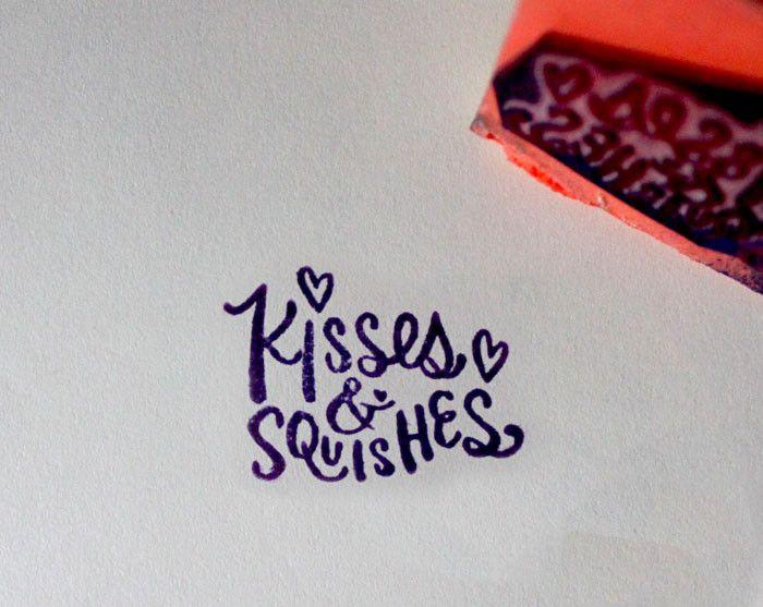 Kisses And Squishes Stamp