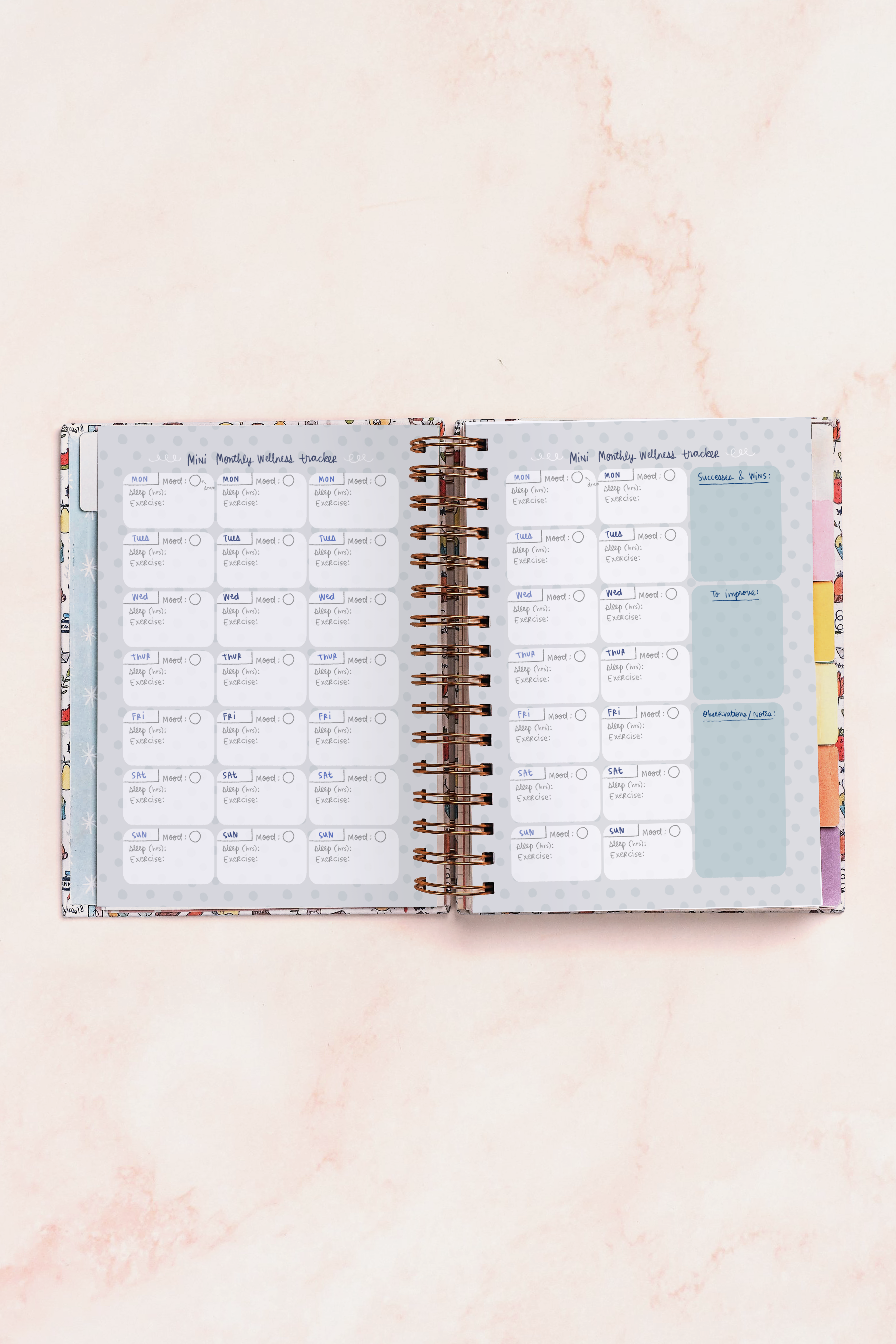 Purple Florals Ultimate Undated Planner