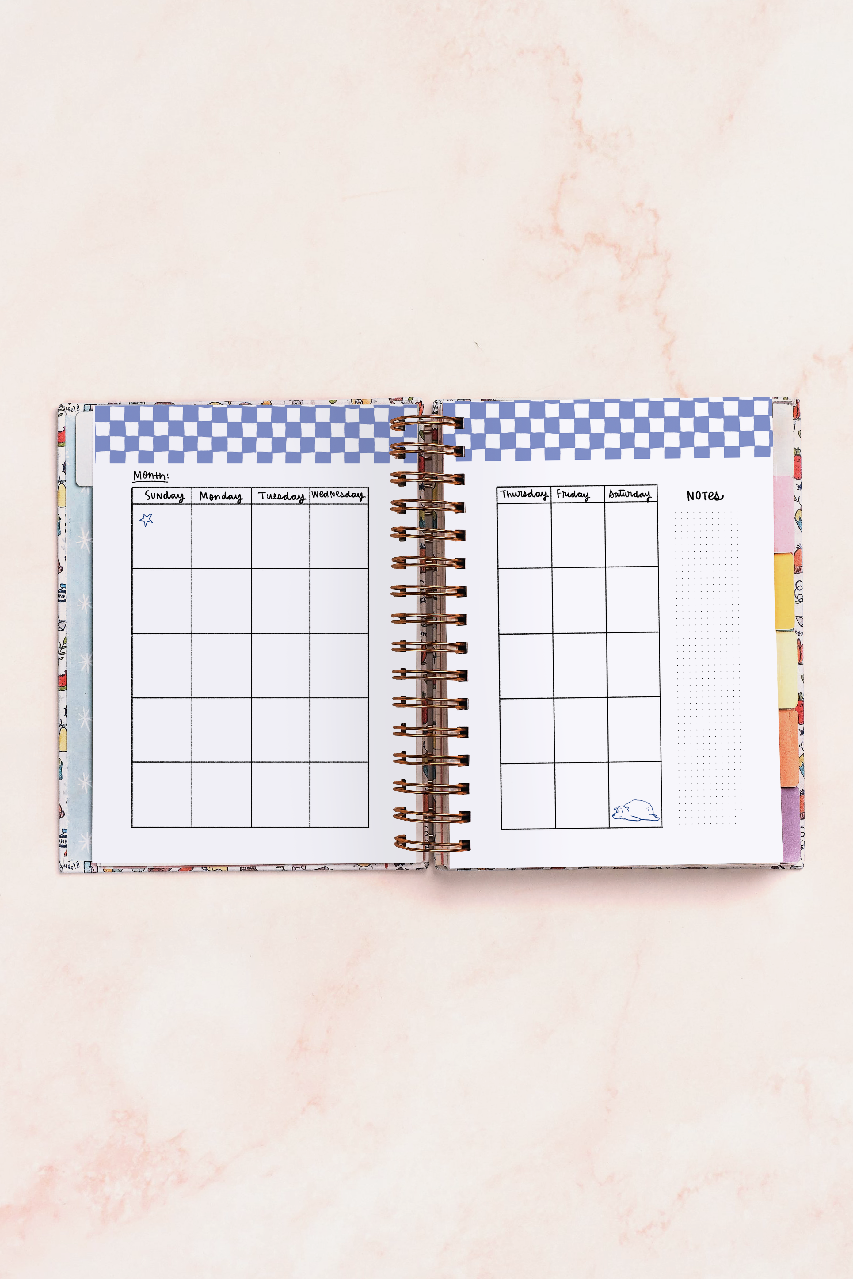 Purple Florals Ultimate Undated Planner