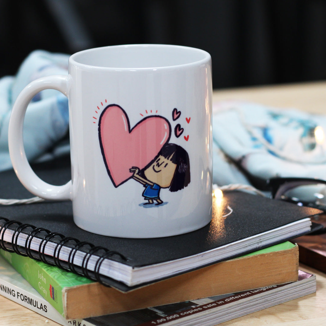 Girl Heart Mug