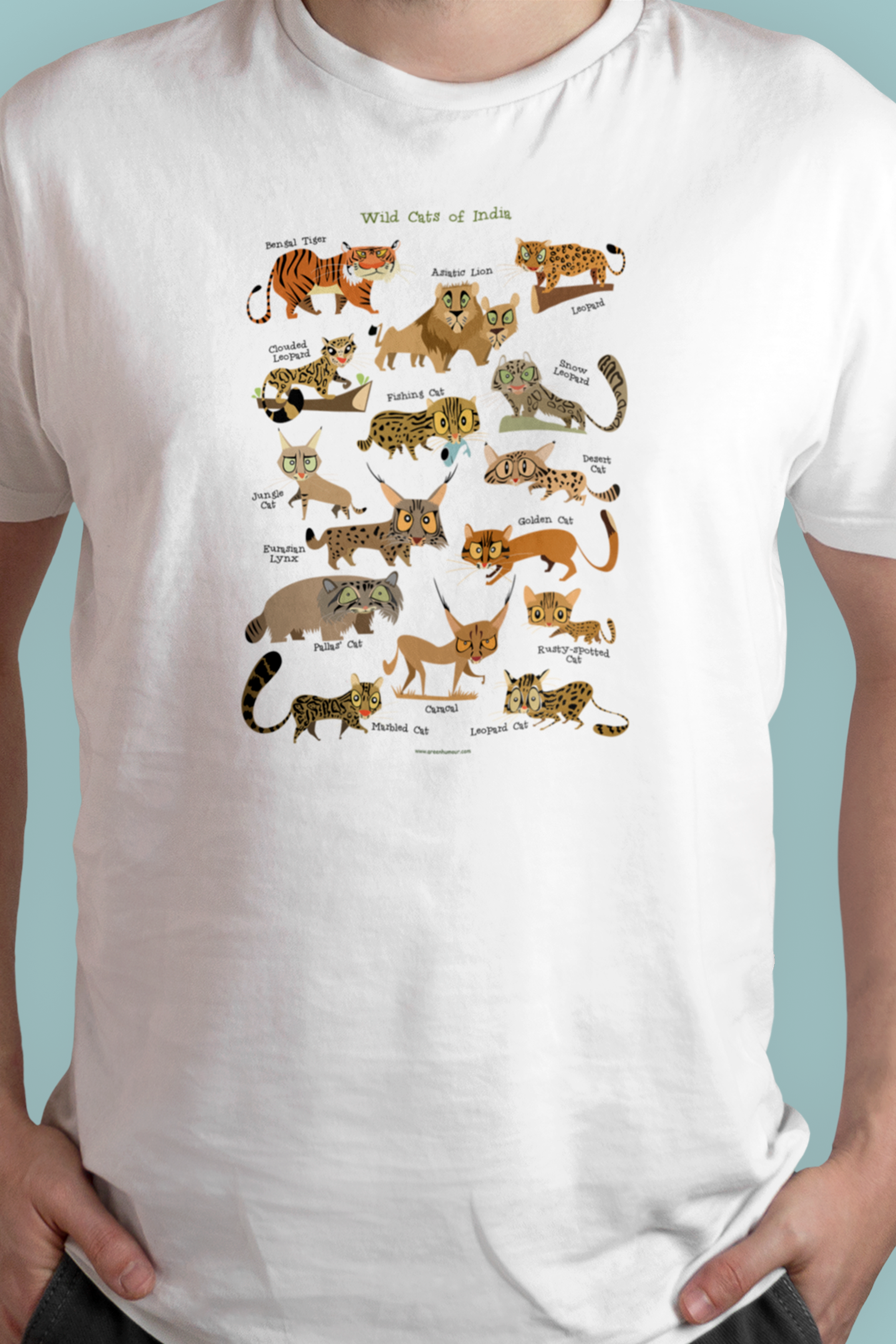 Wild Cats of India T-shirt